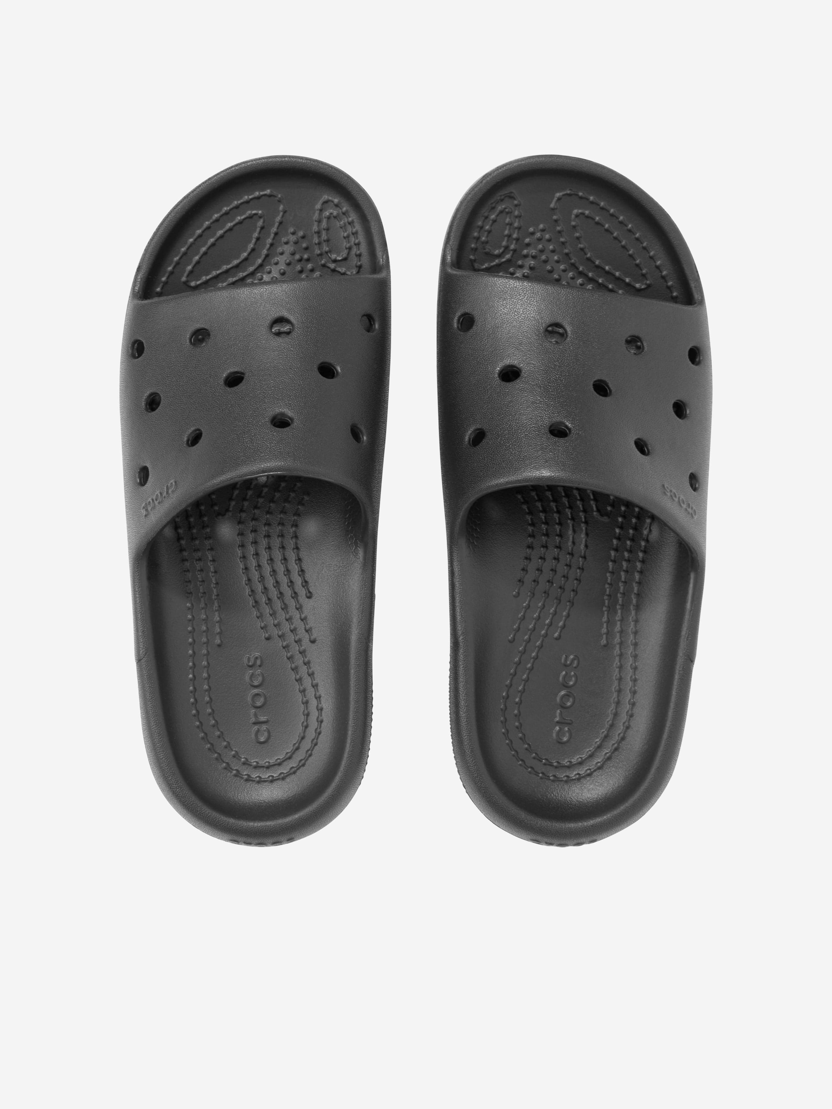 Crocs Kids Classic Slide in Black