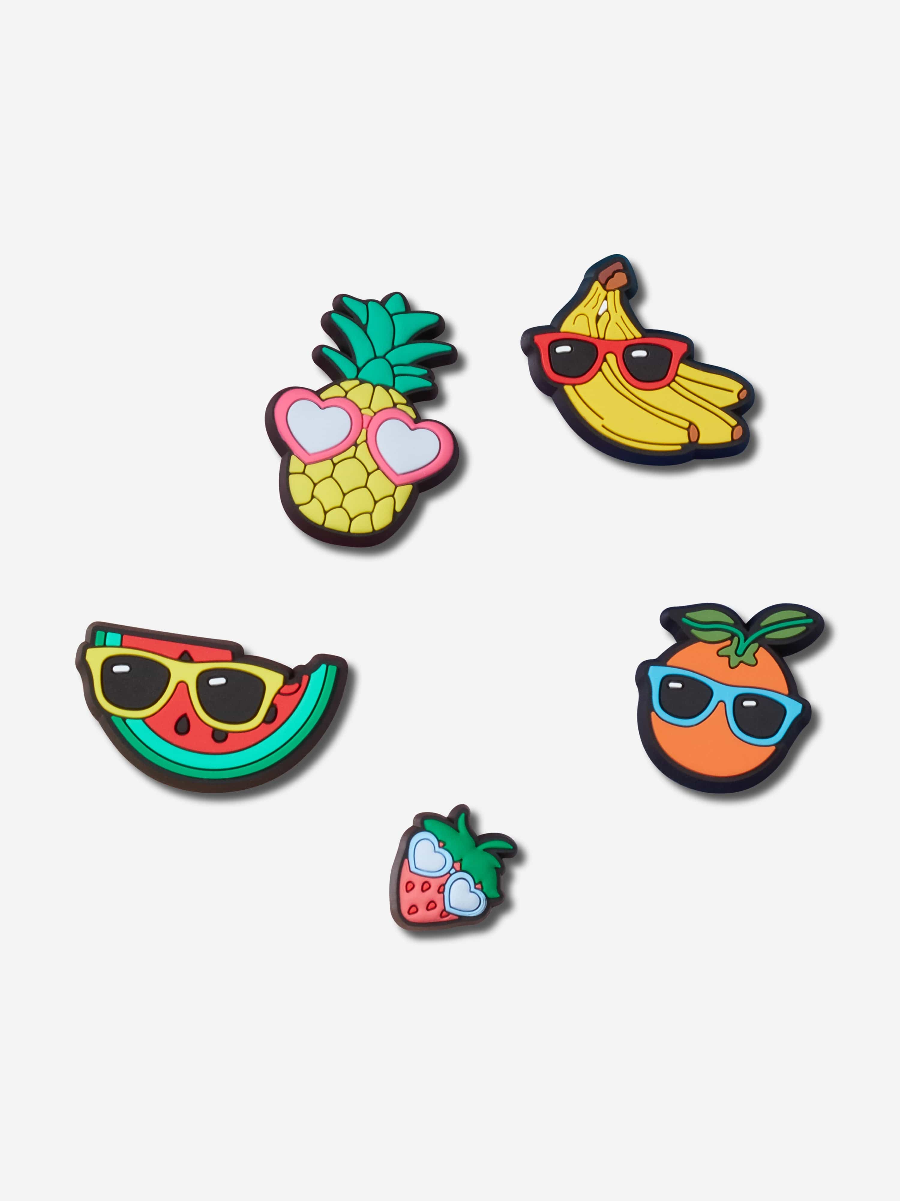 Crocs Kids Cute Fruit with Summer Jibbitz™ 5 Pack in Multicolour