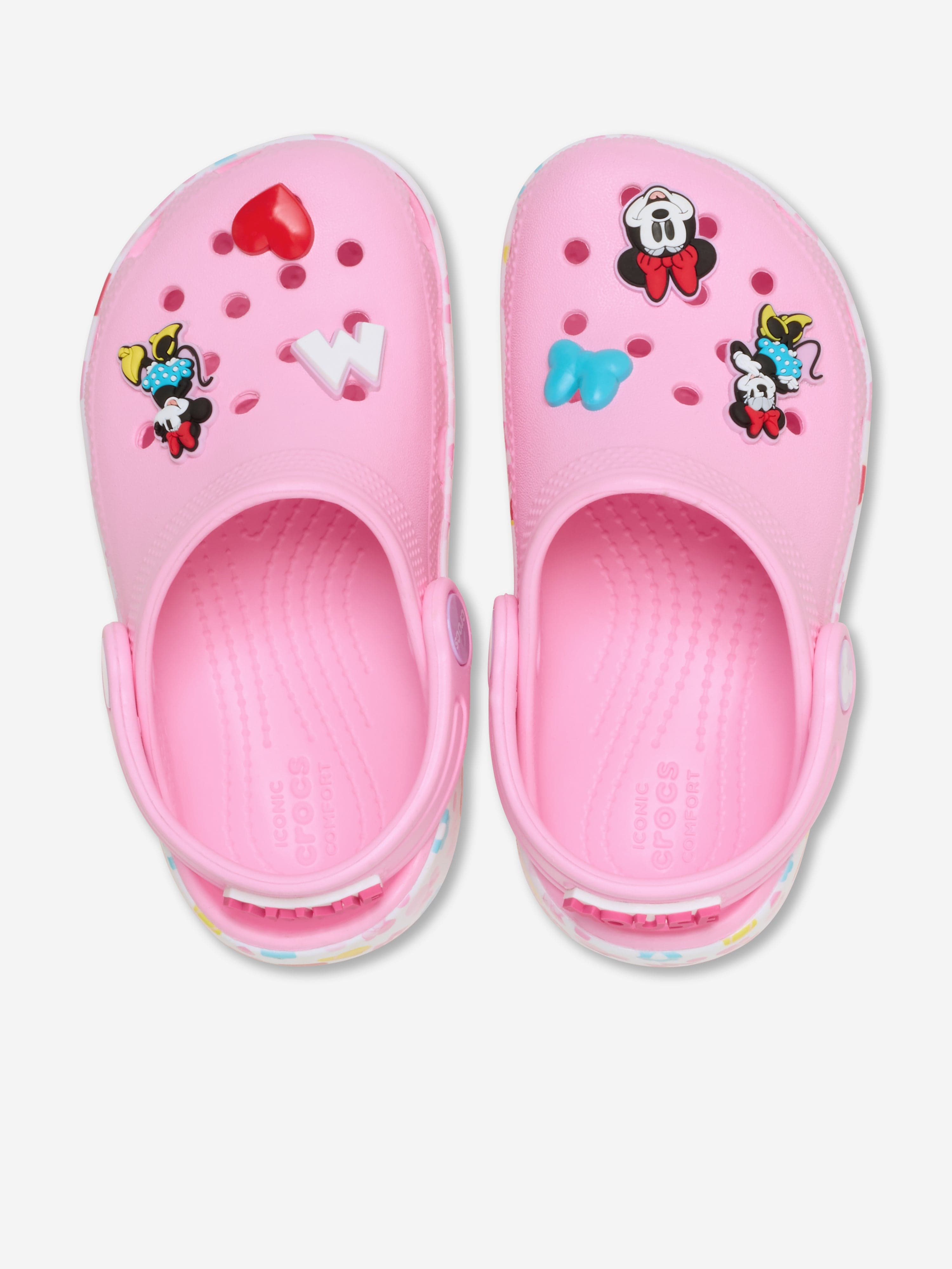Crocs Girls Mickey Friends Minnie Classic Clog in Pink