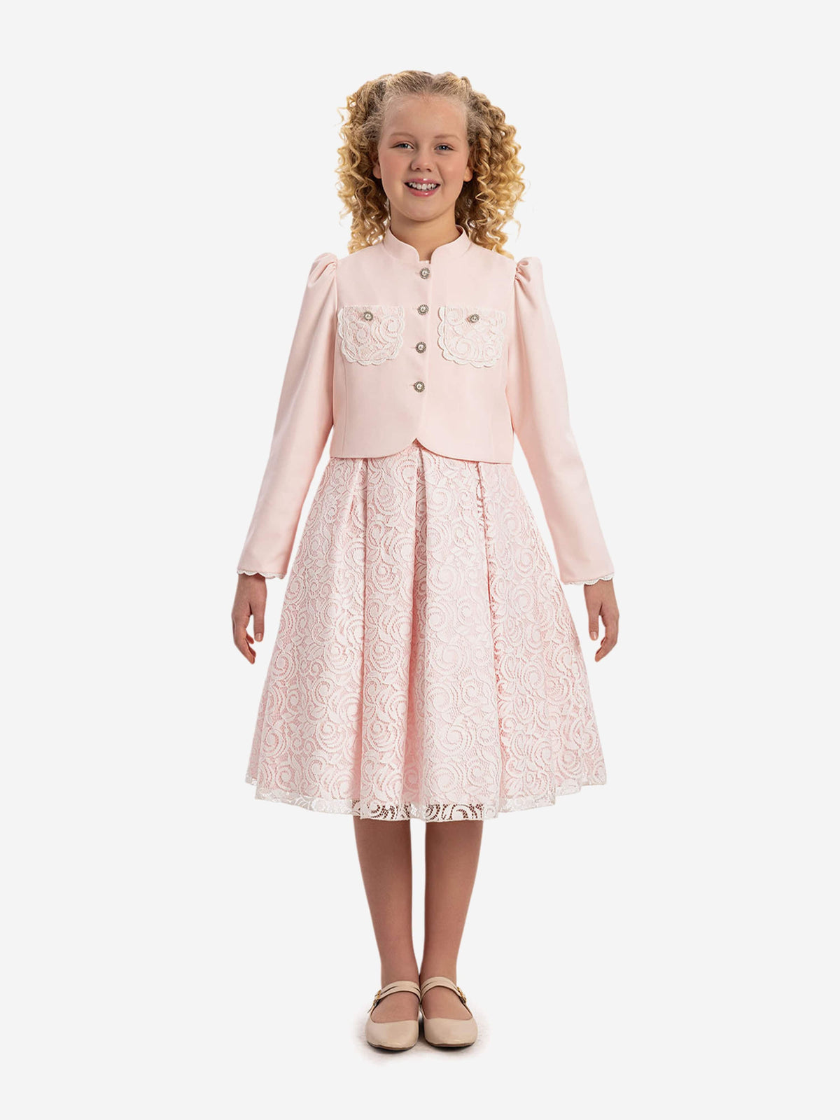 DRESS & Fleur Lace Dress Bolero