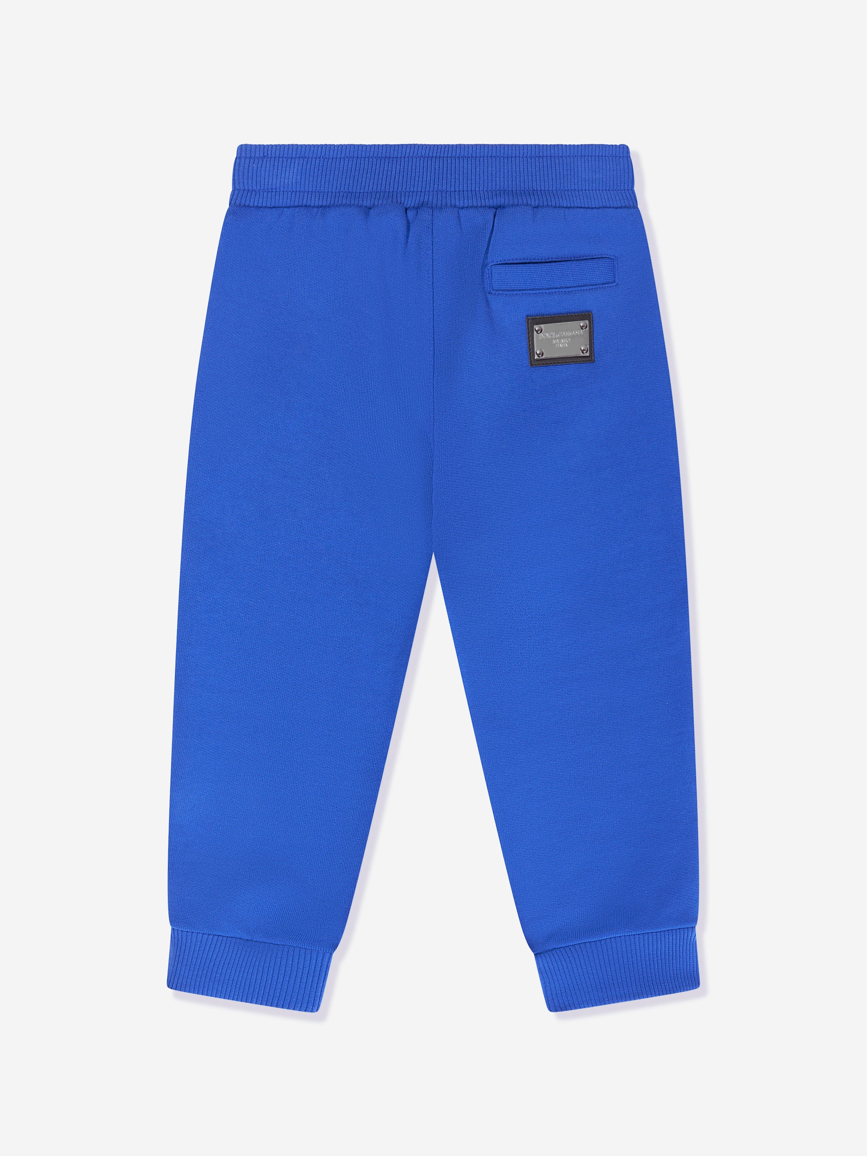 Dolce & Gabbana Baby Boys Logo Joggers in Blue