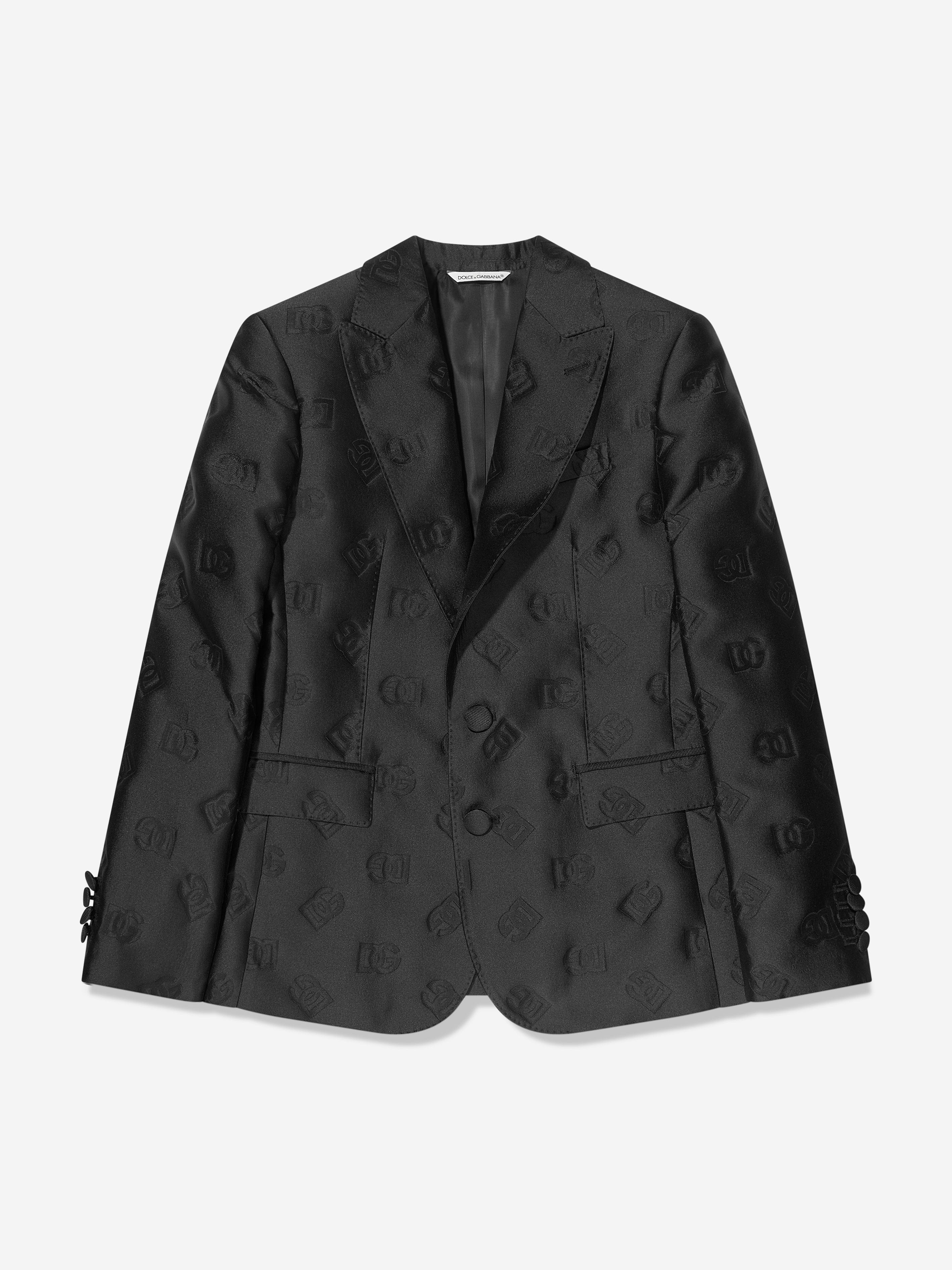 Dolce & Gabbana Boys Tuxedo Blazer in Black