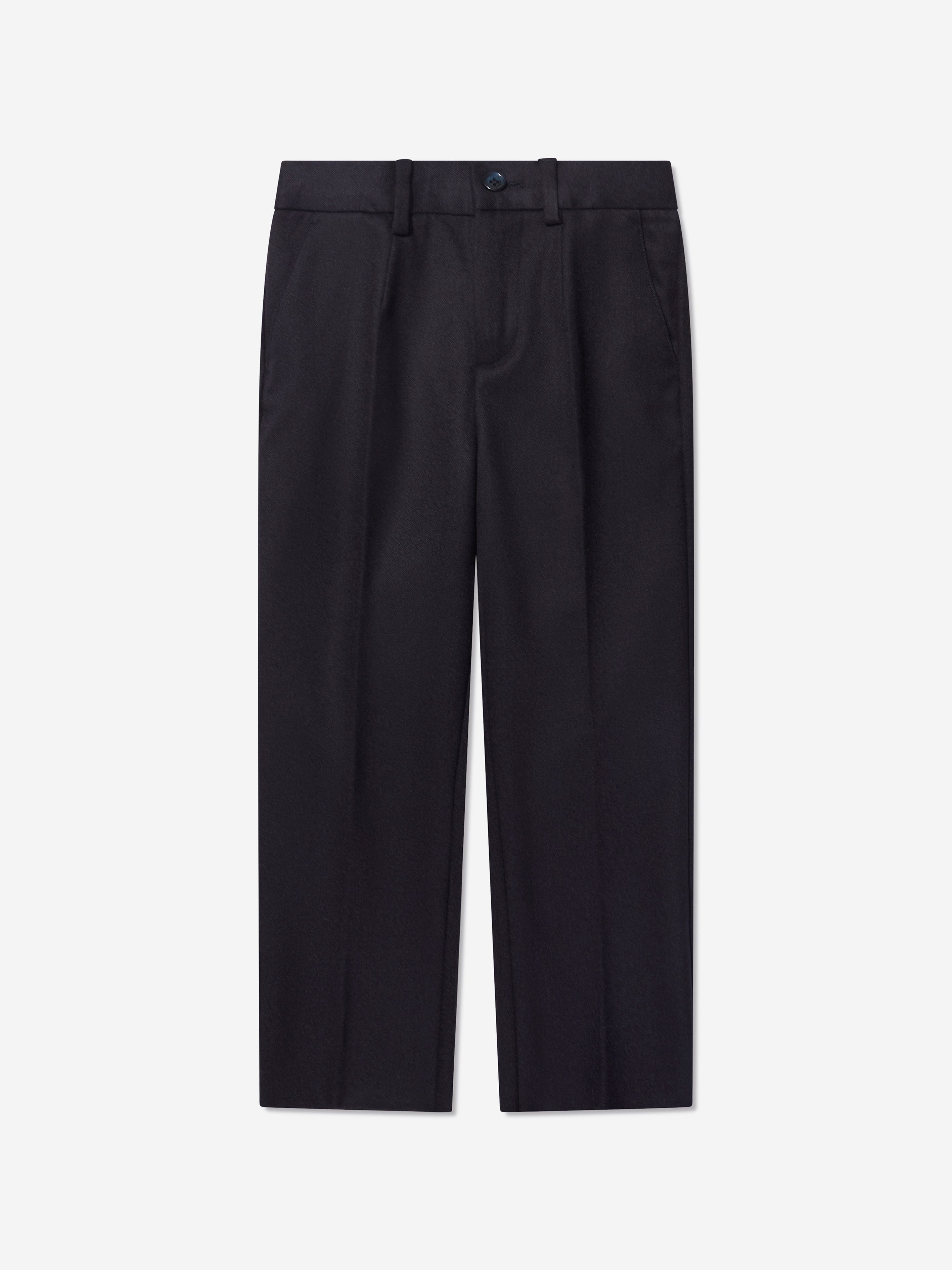 Dolce & Gabbana Boys Slim Fit Trousers in Navy