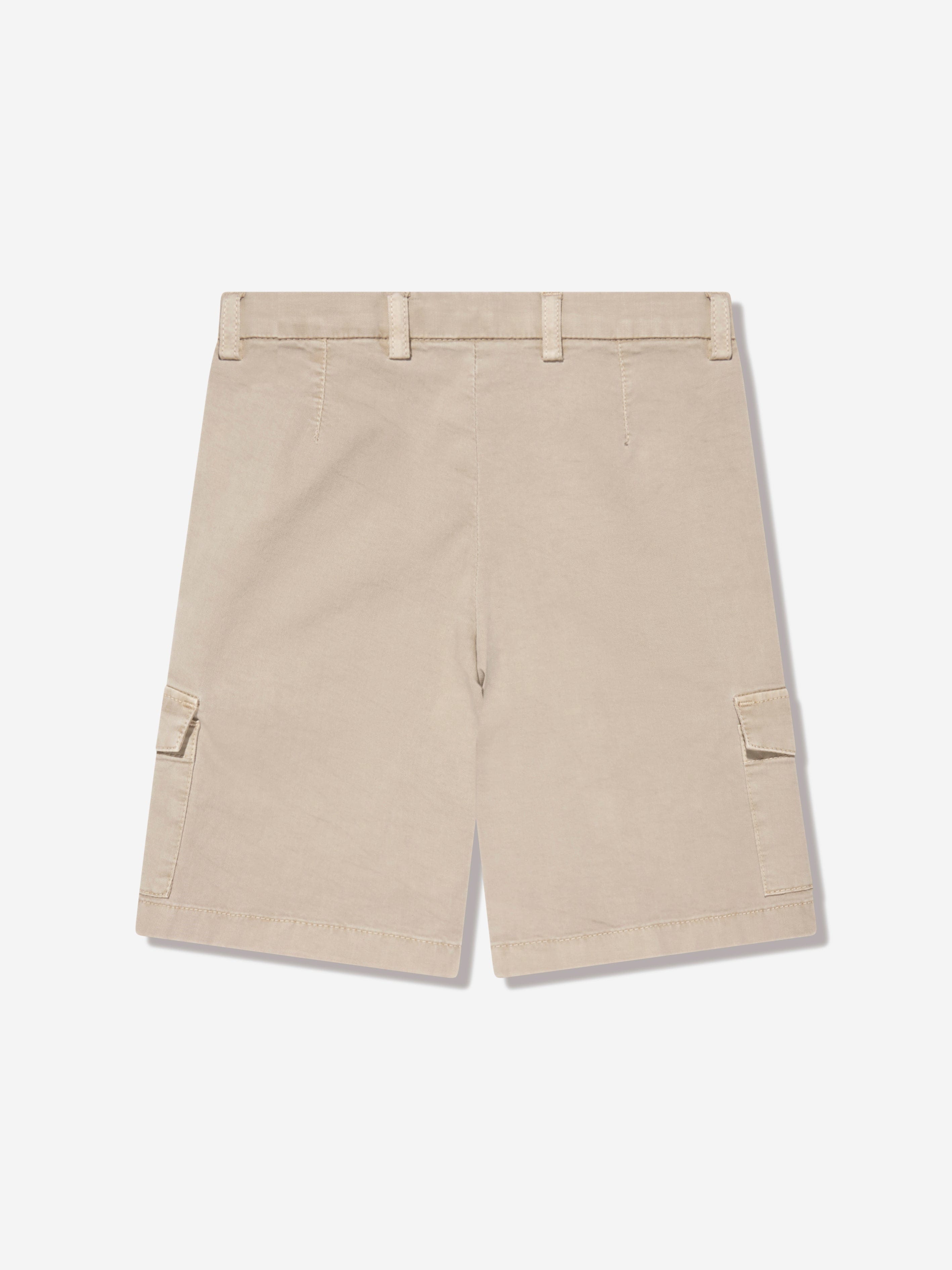 Dolce & Gabbana Boys Cargo Shorts in Beige