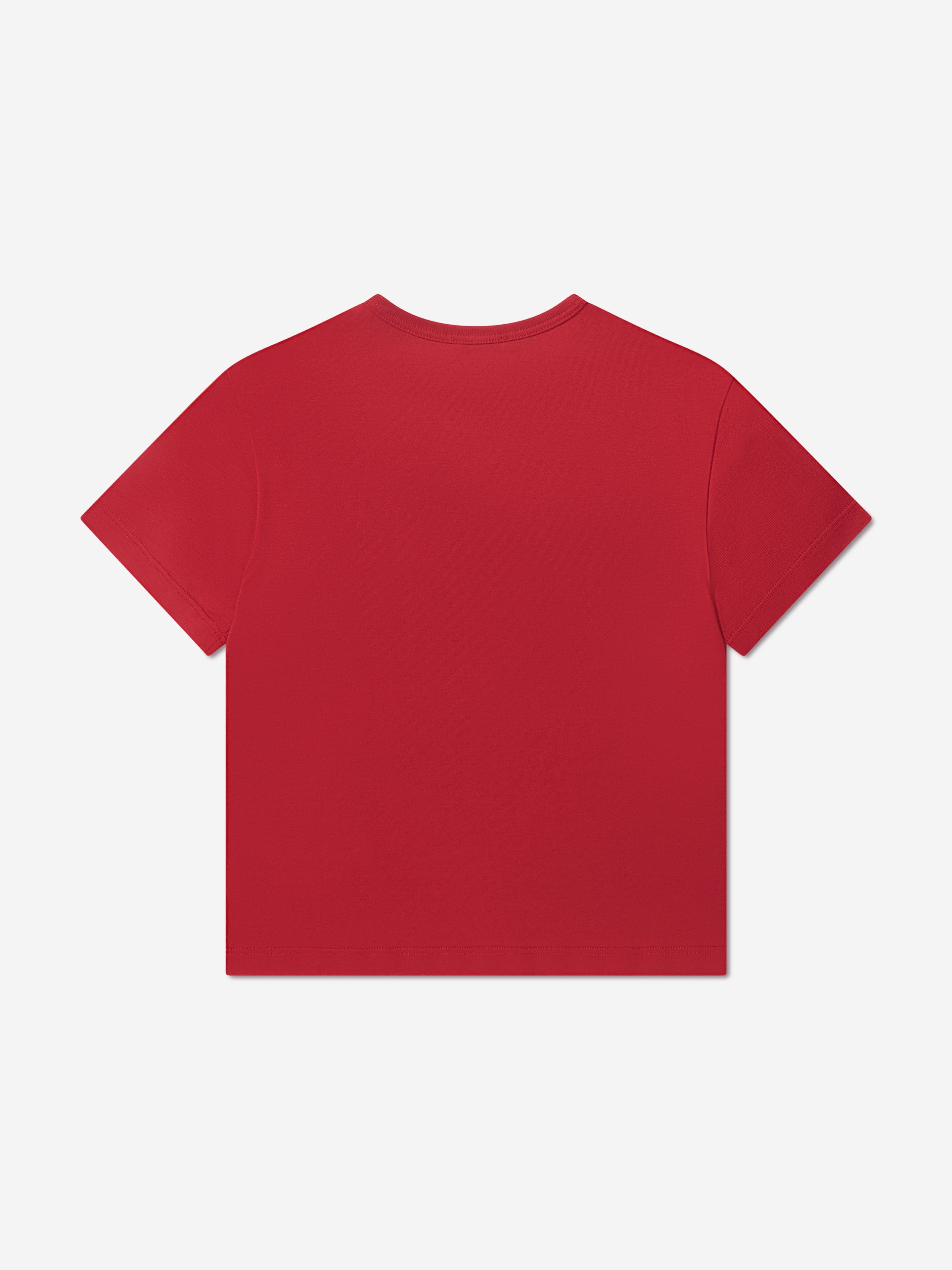 Dolce & Gabbana Boys Logo T-Shirt in Red