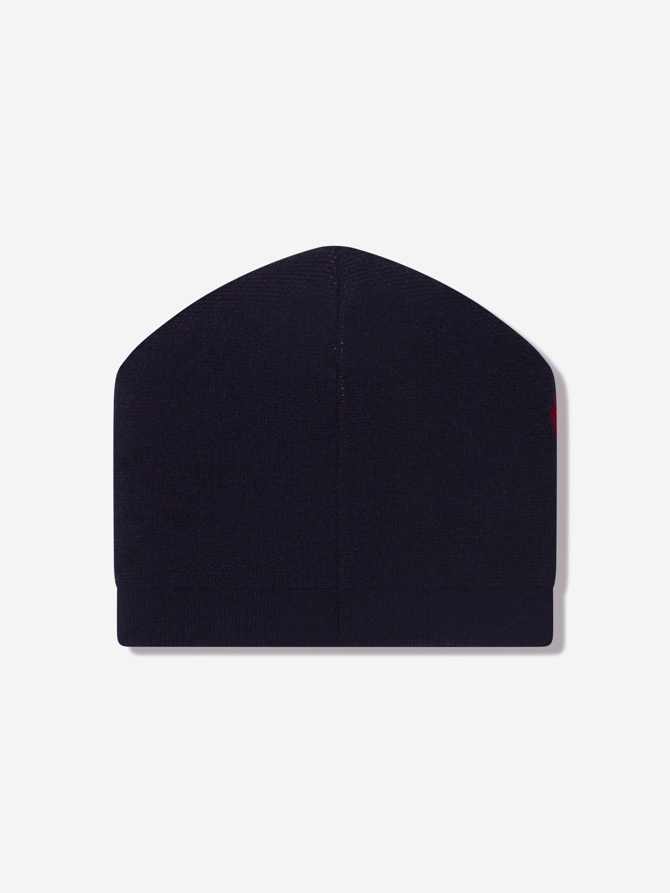 Dolce & Gabbana Boys Wool Logo Beanie Hat in Navy