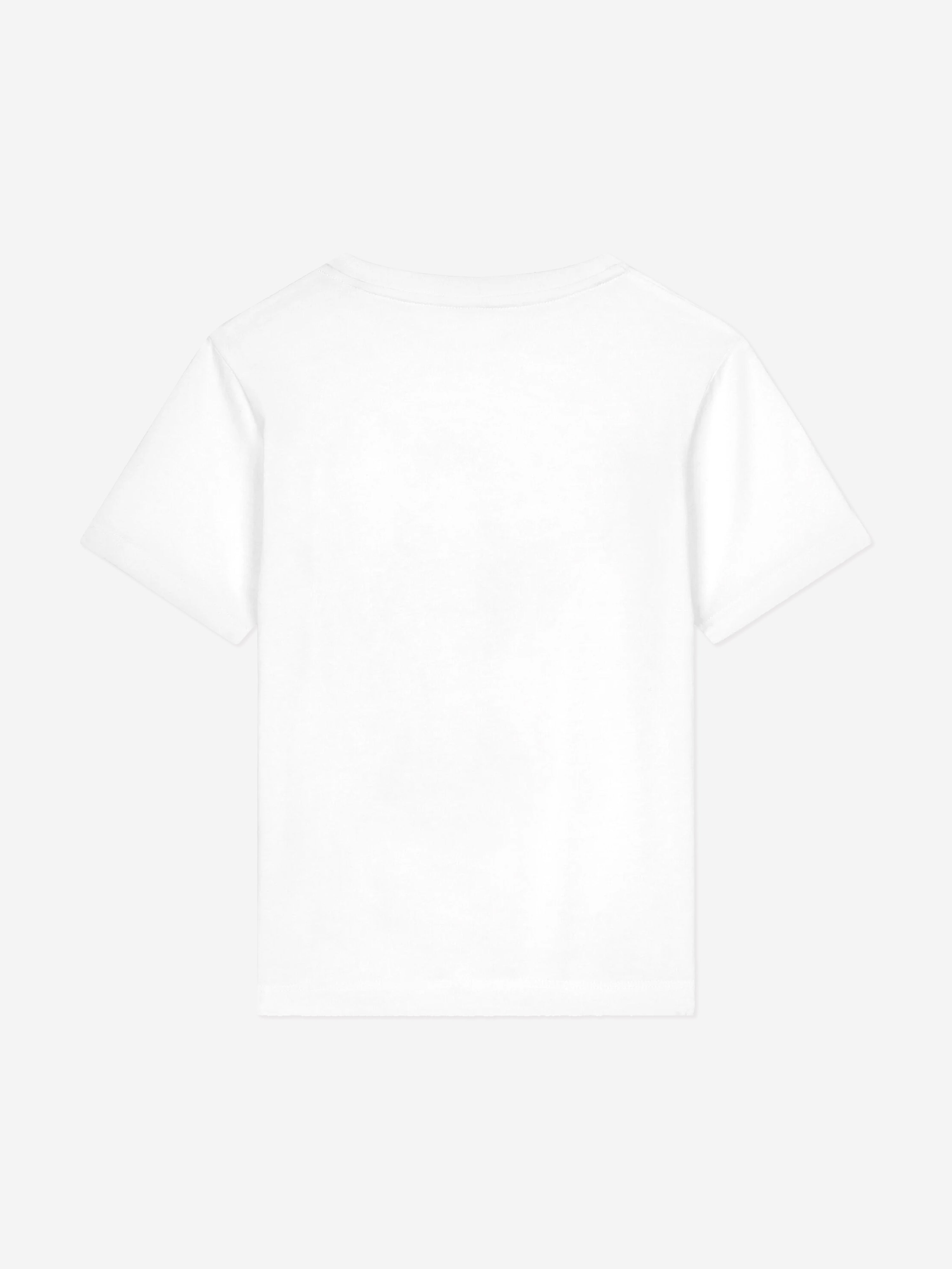 Dolce & Gabbana Boys Too Cool For School Crest T-Shirt in White