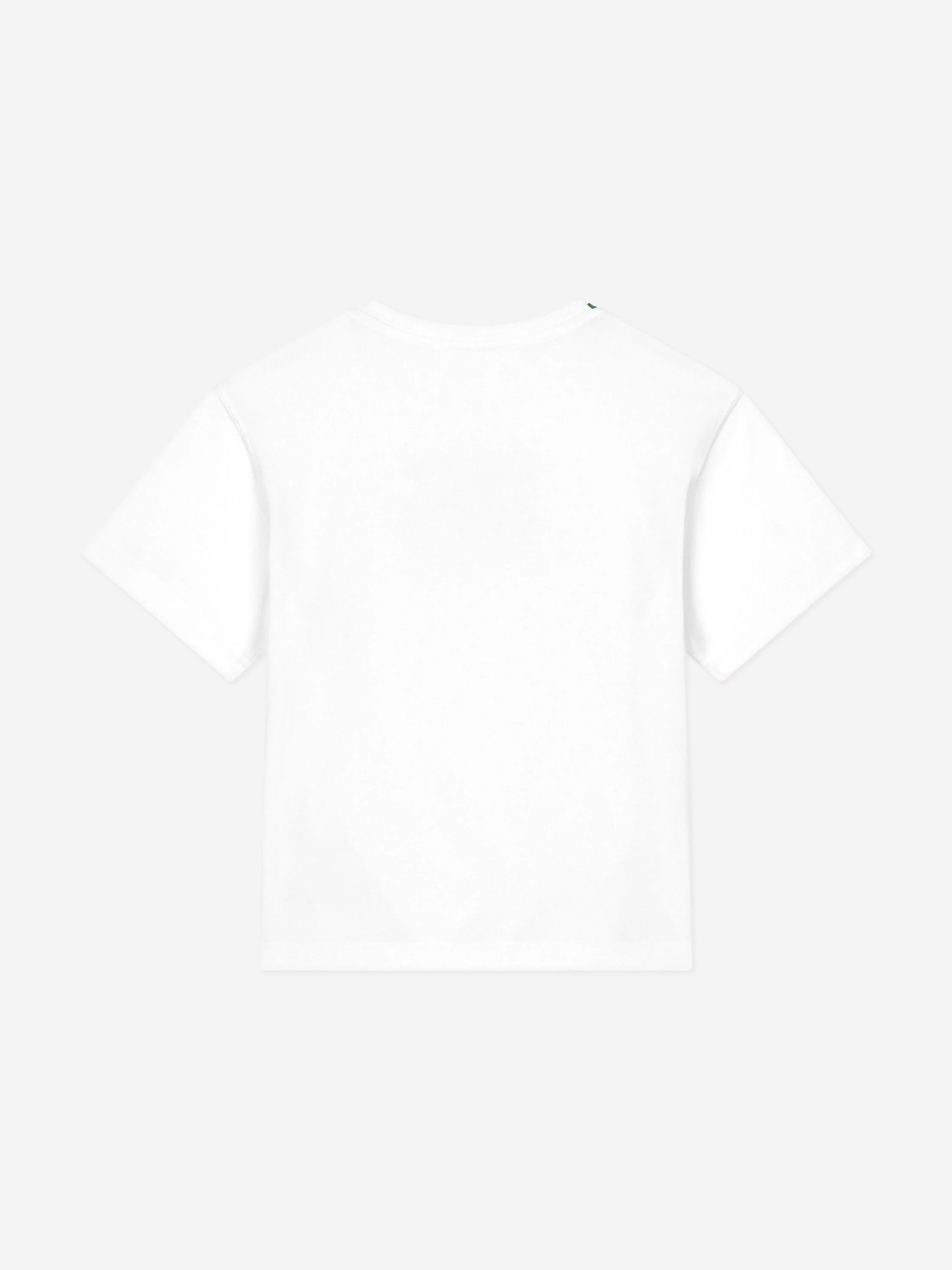 Dolce & Gabbana Boys Maiolica Logo T-Shirt in White