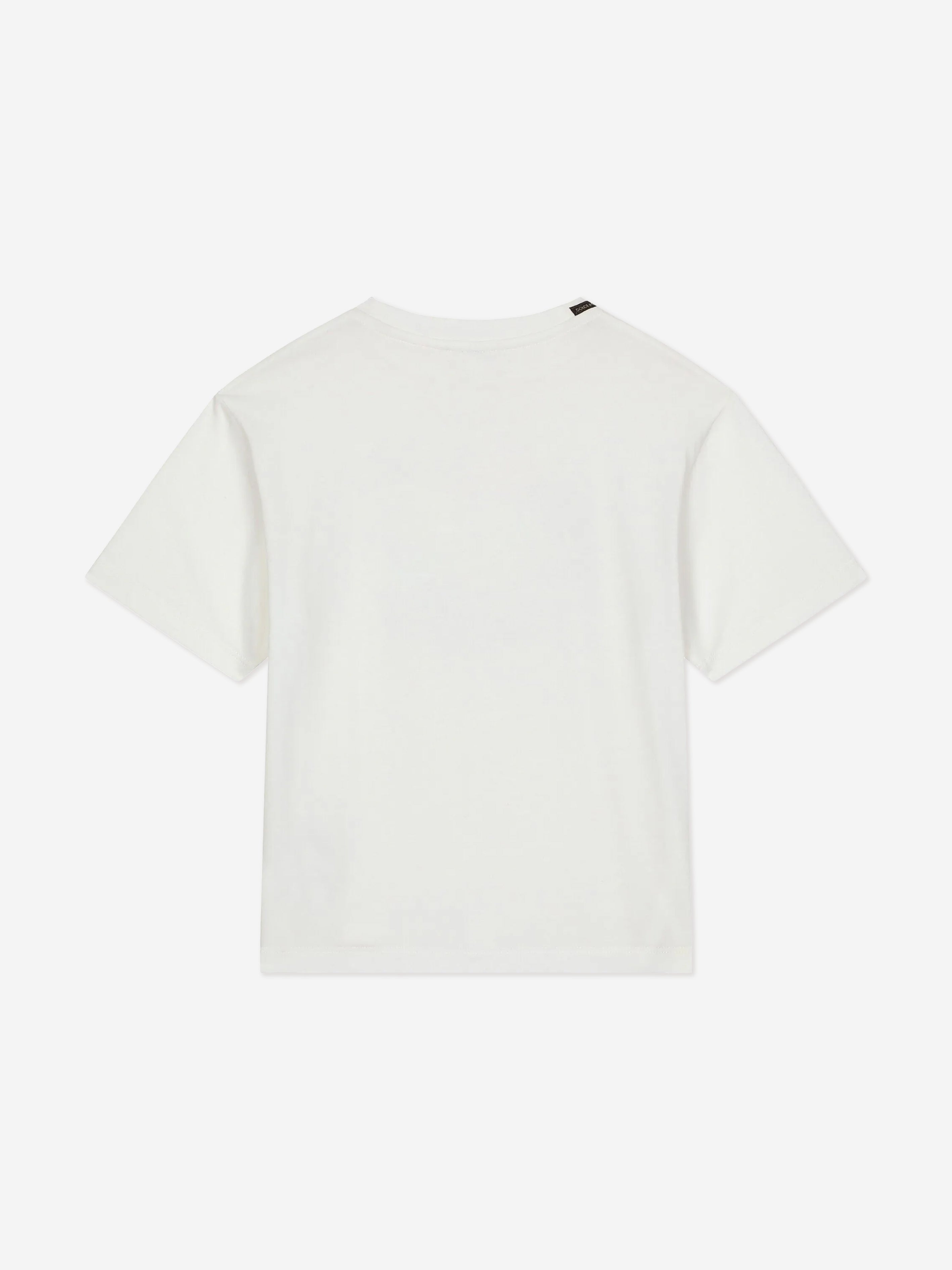 Dolce & Gabbana Boys Logo Stamp T-Shirt in White