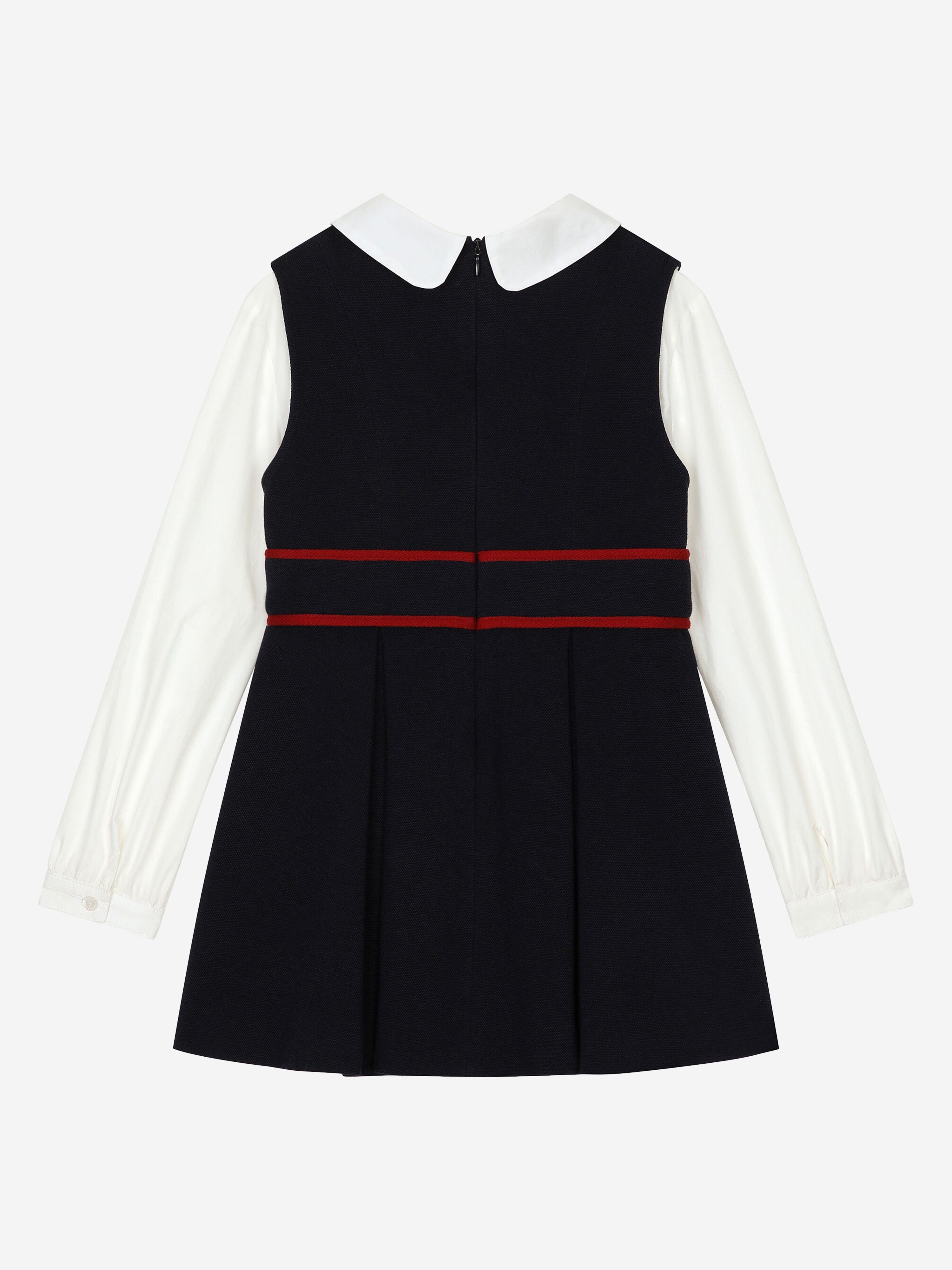 Dolce & Gabbana Girls Preppy Style Dress in Navy