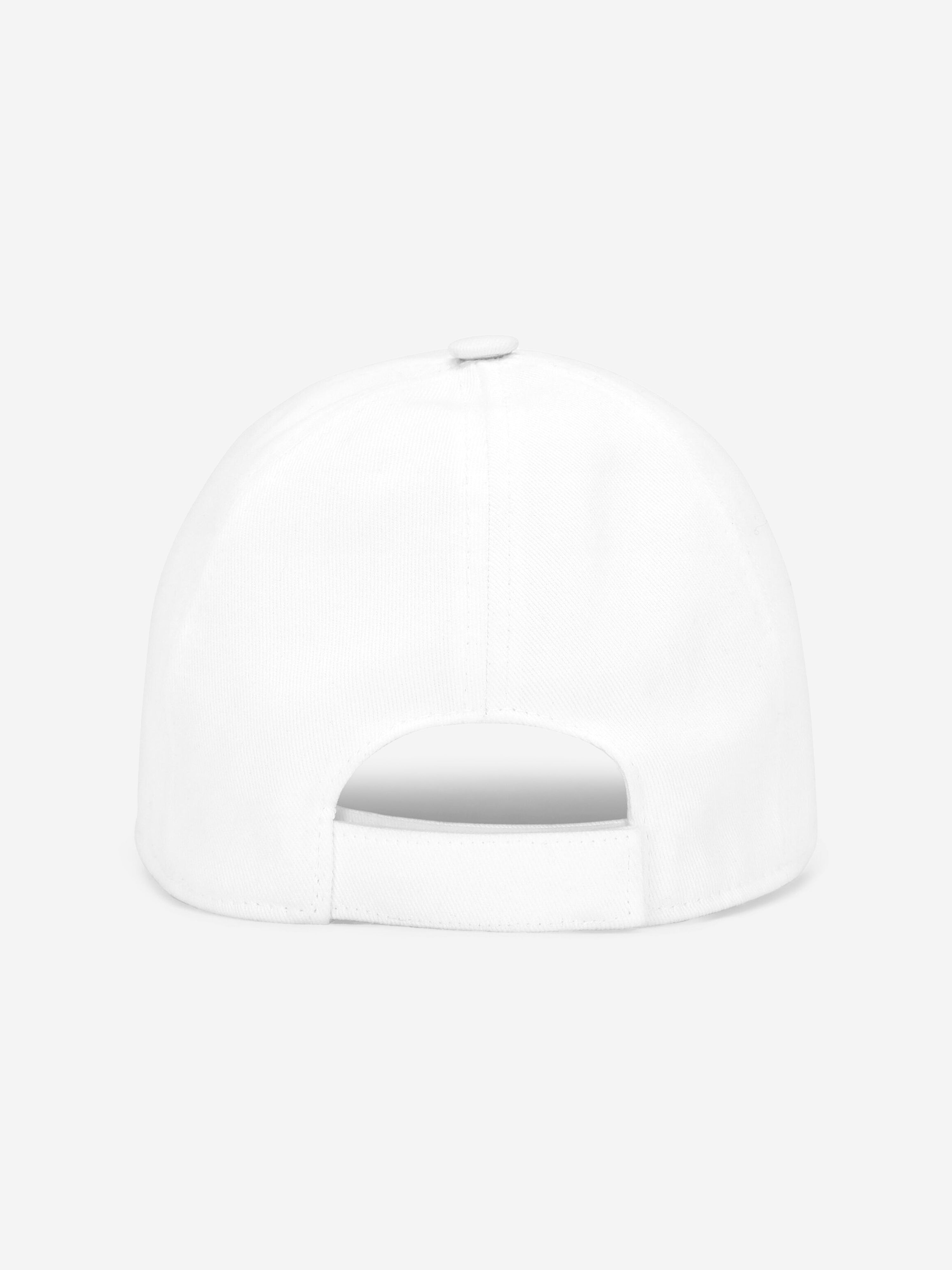 Dolce & Gabbana Girls Logo Cap in White