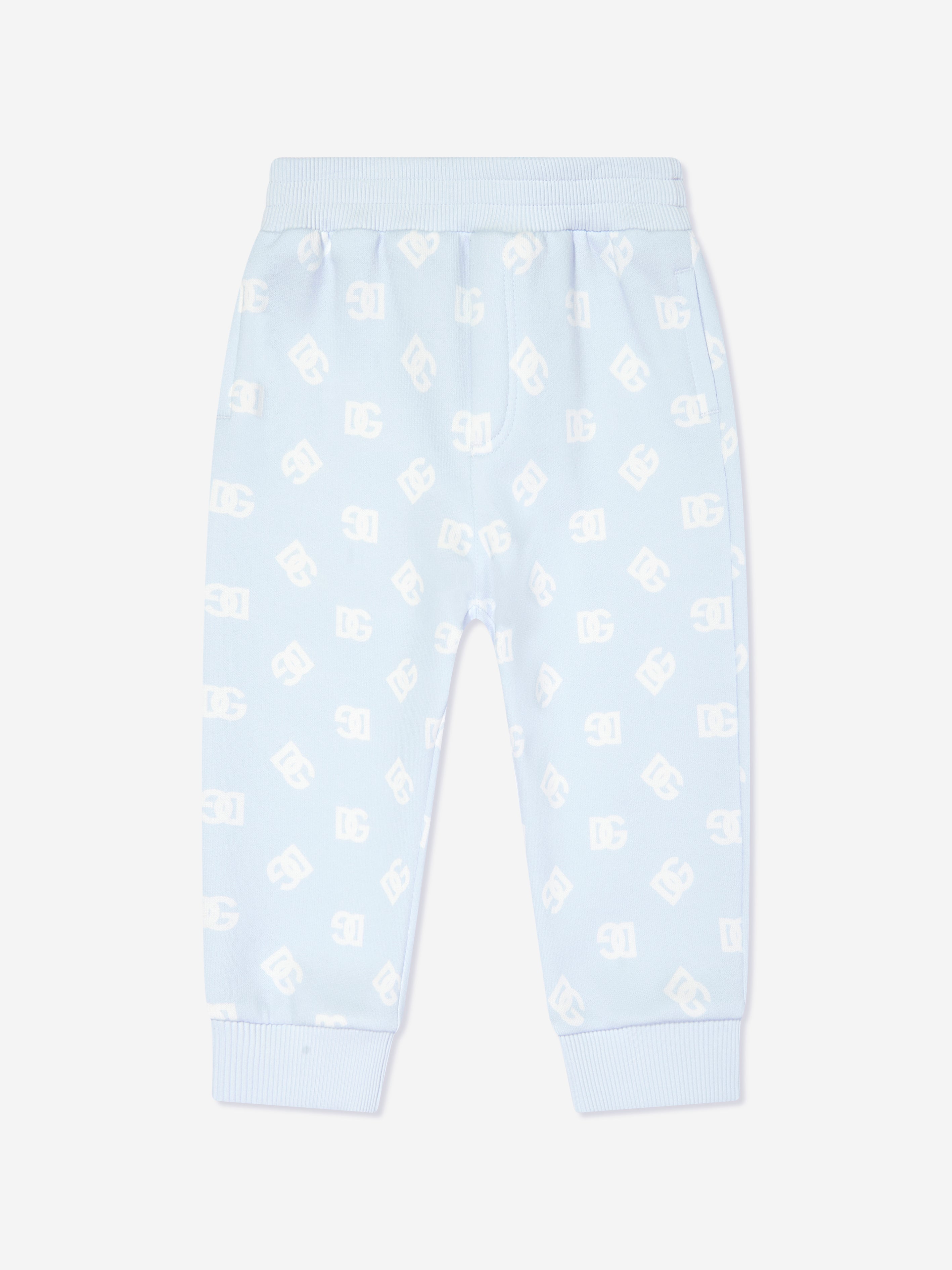 Dolce & Gabbana Baby Boys Logo Joggers in Blue