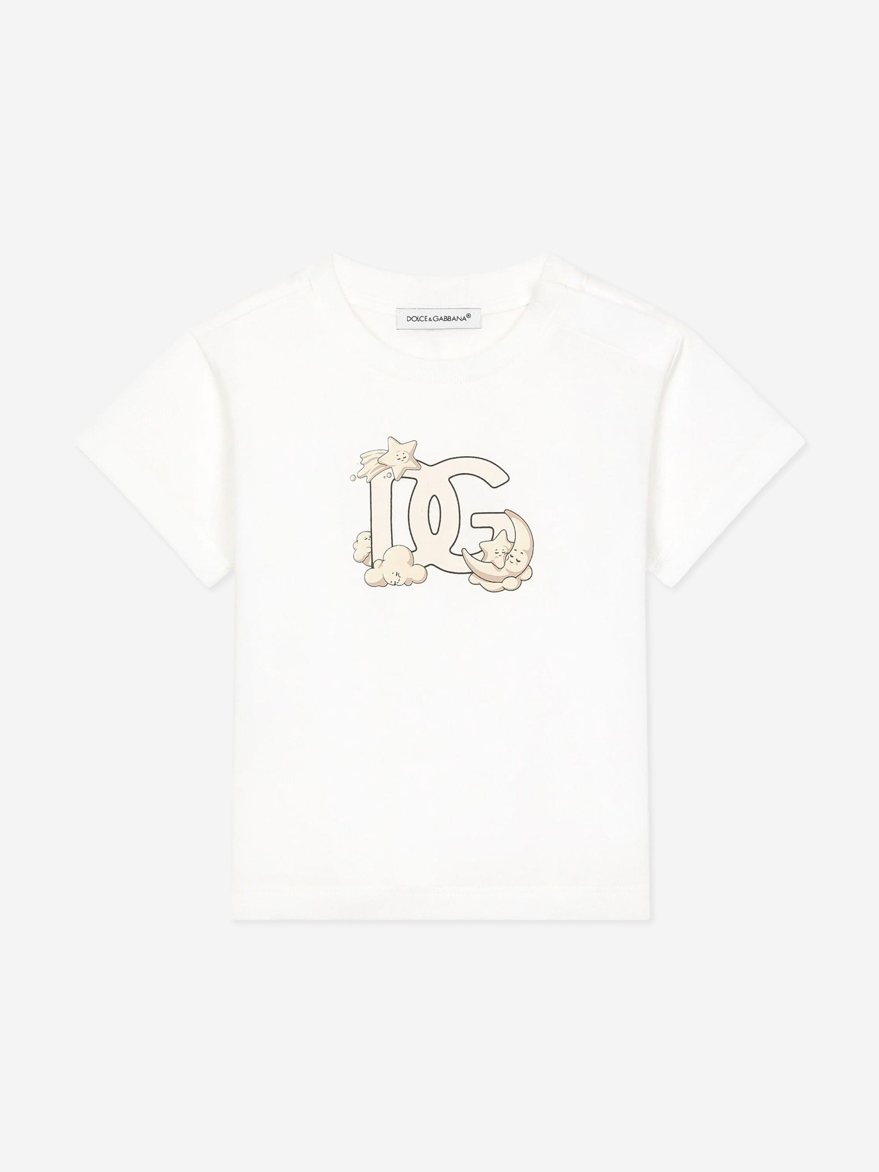 Dolce & Gabbana Baby Logo T-Shirt in White