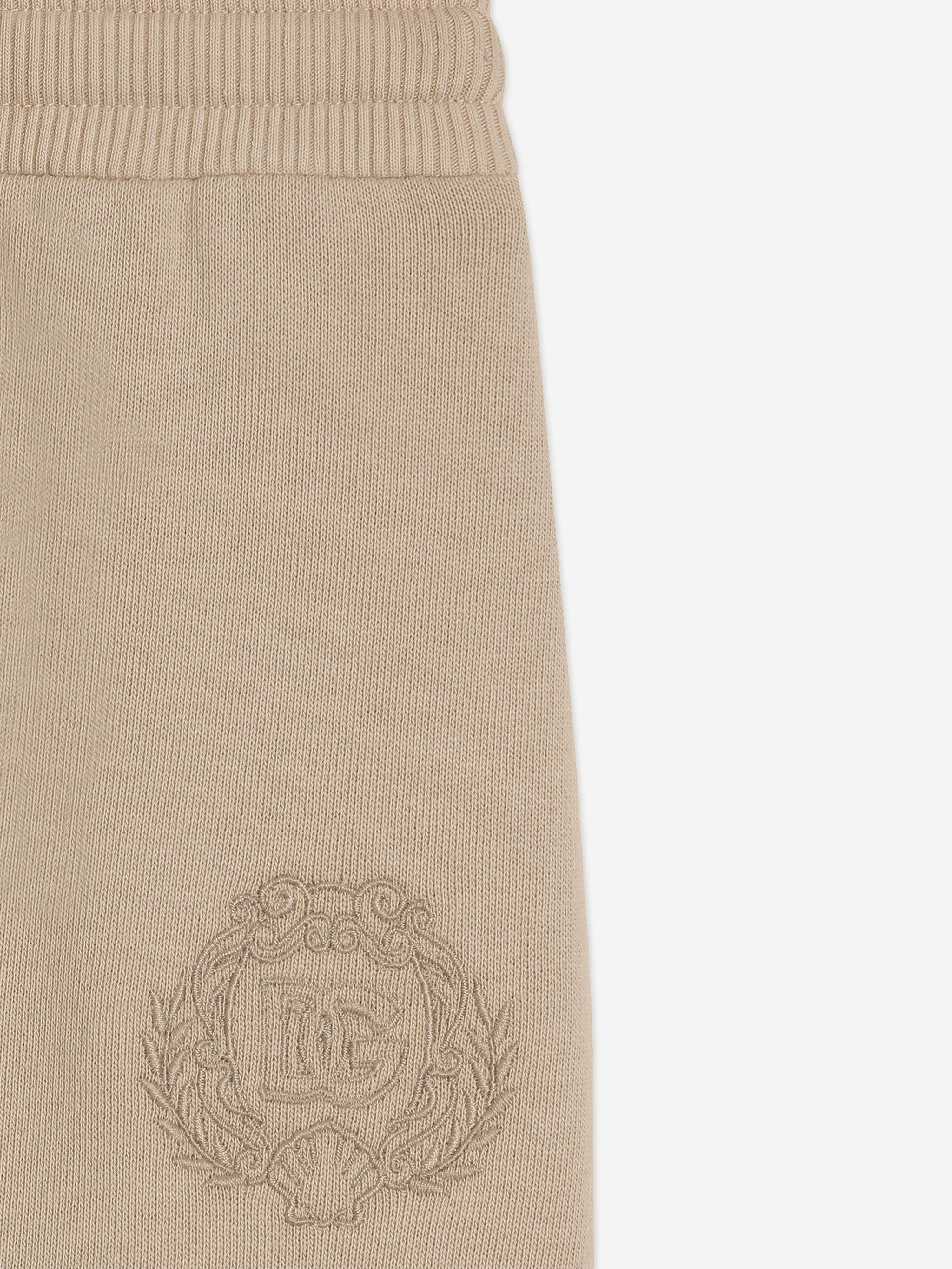 Dolce & Gabbana Baby Boys Logo Joggers in Beige