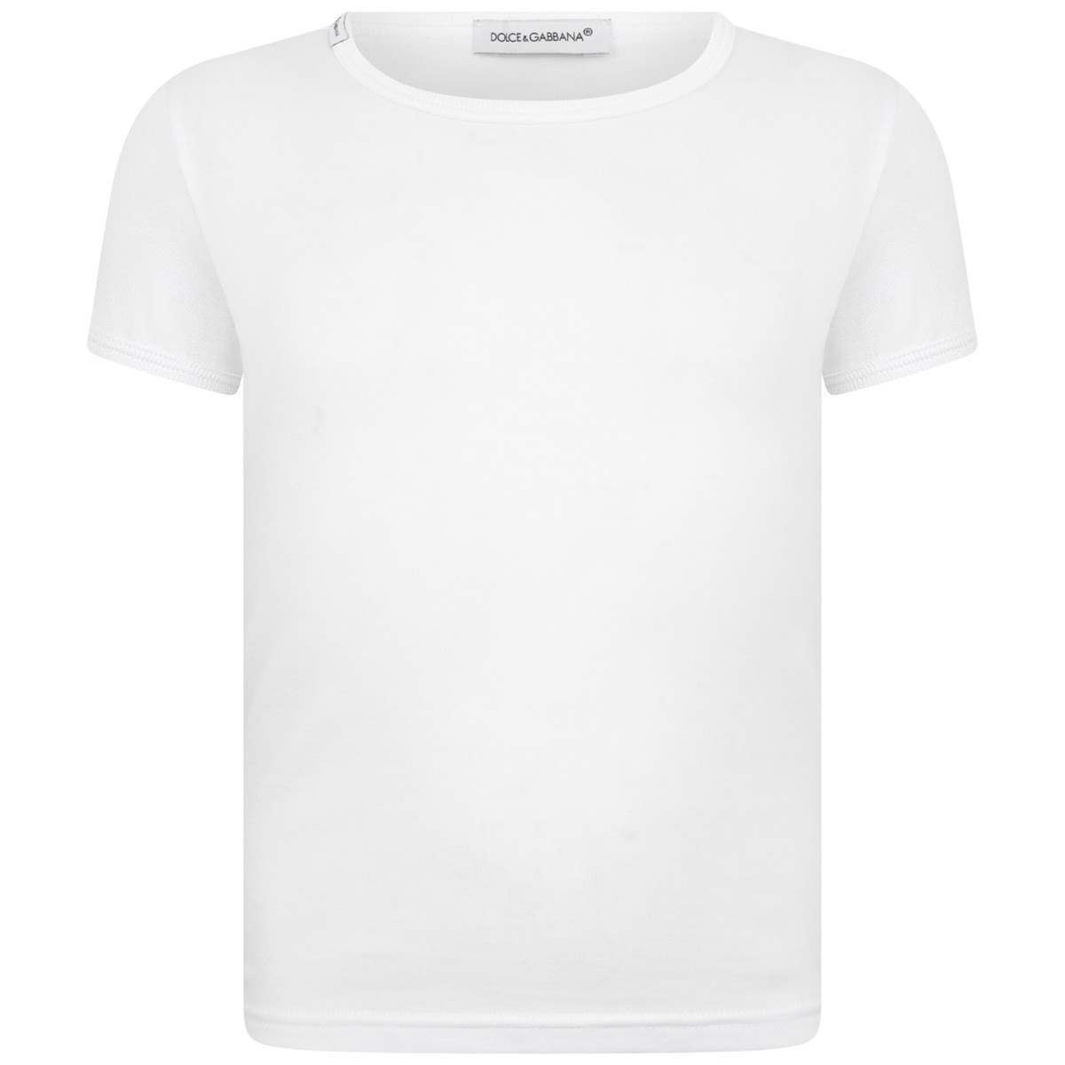 Dolce & Gabbana Boys 2 Pack T-Shirt Set in White