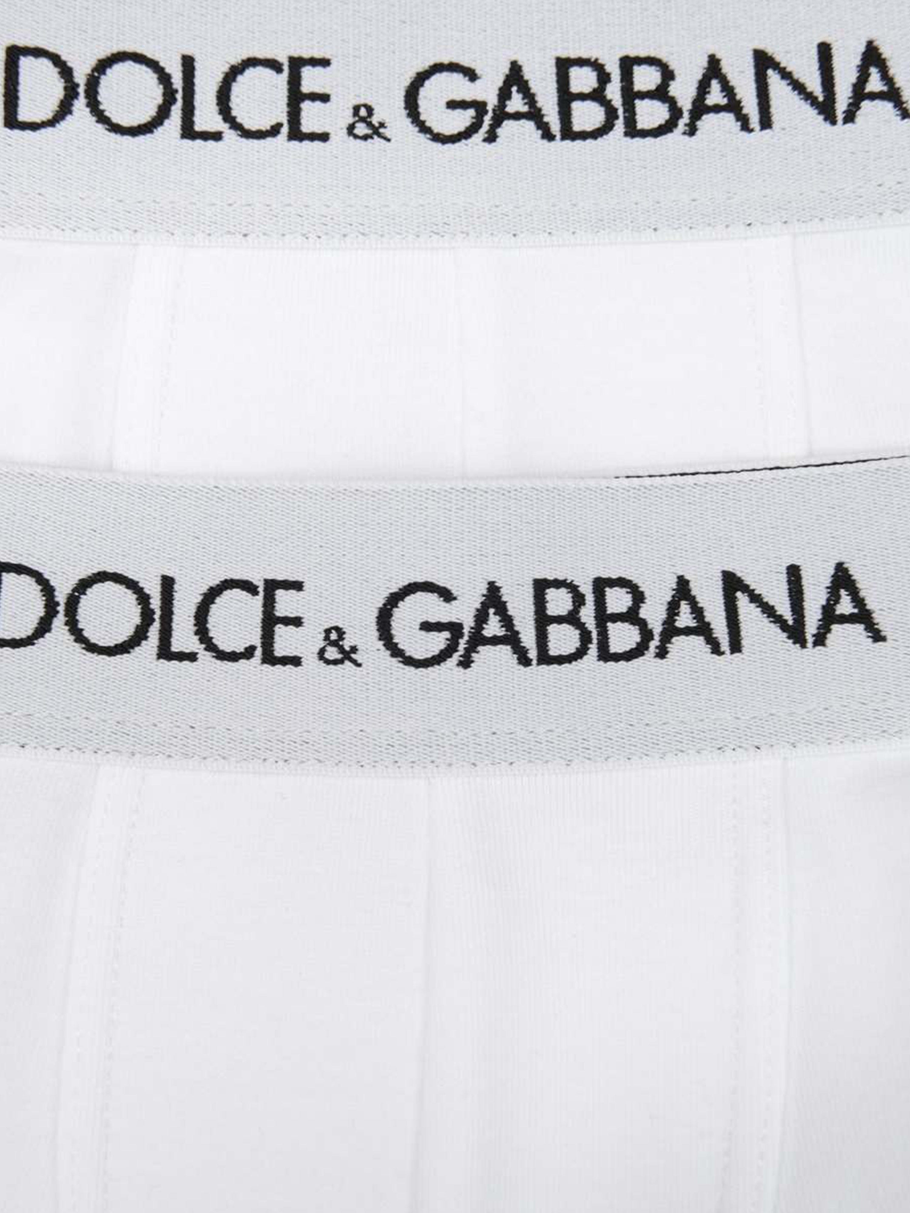 Dolce & Gabbana Boys Boxer Shorts Set (2 Pack) in White