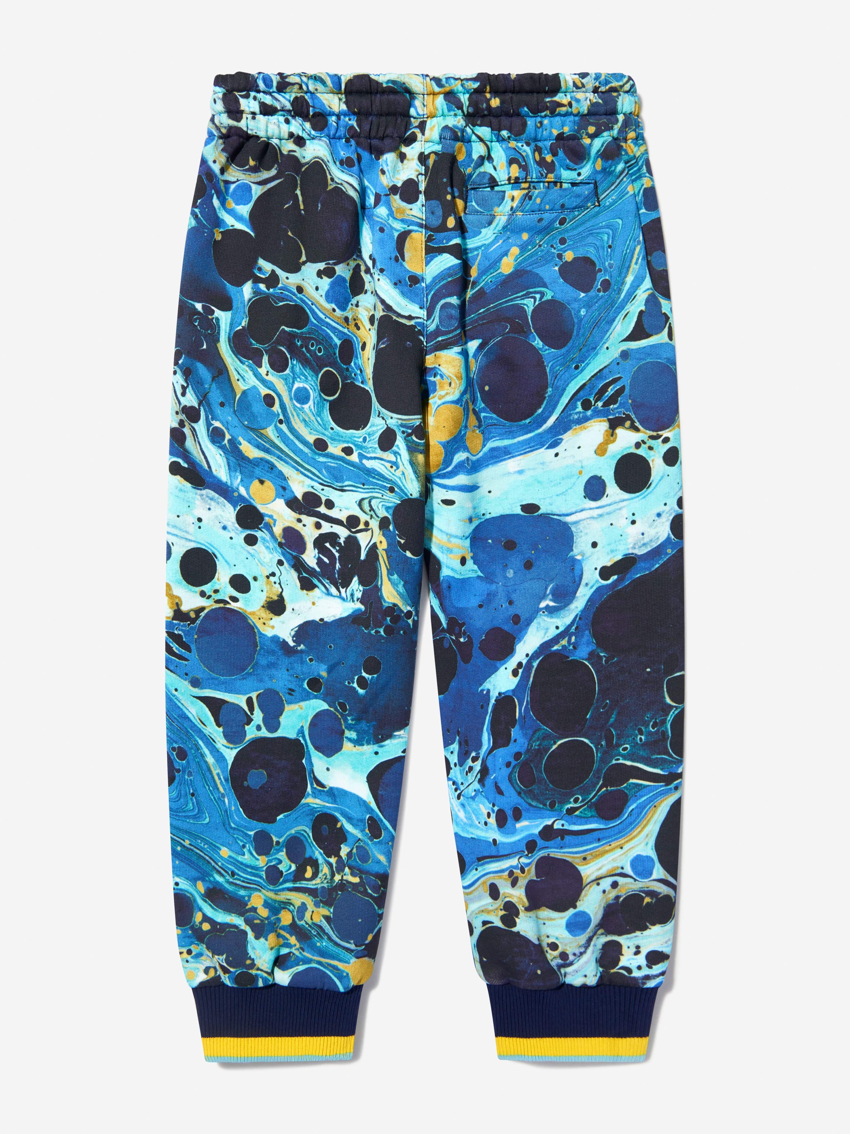 Dolce & Gabbana Boys Cotton Marble Print Joggers