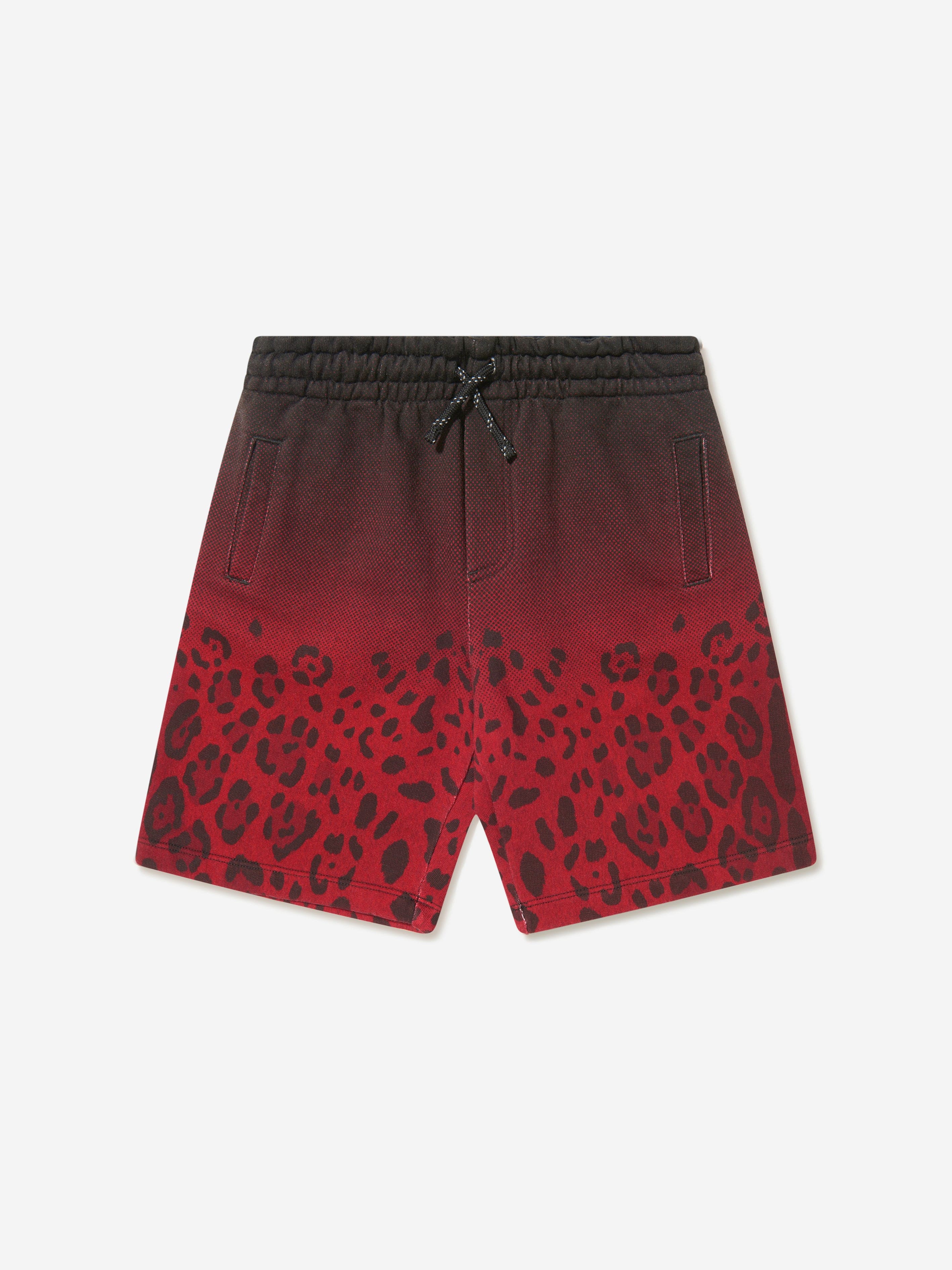 Dolce & Gabbana Boys Cotton Leopard Bermuda Shorts