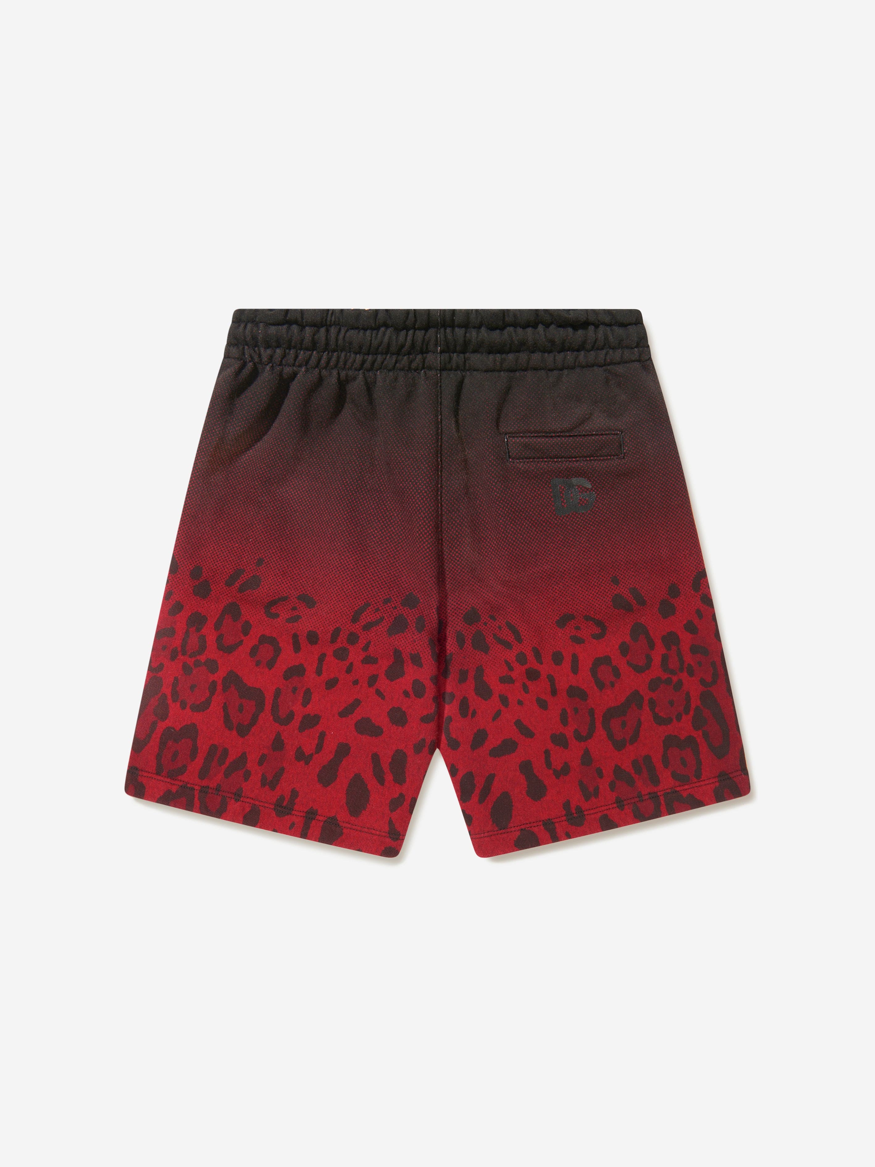 Dolce & Gabbana Boys Cotton Leopard Bermuda Shorts