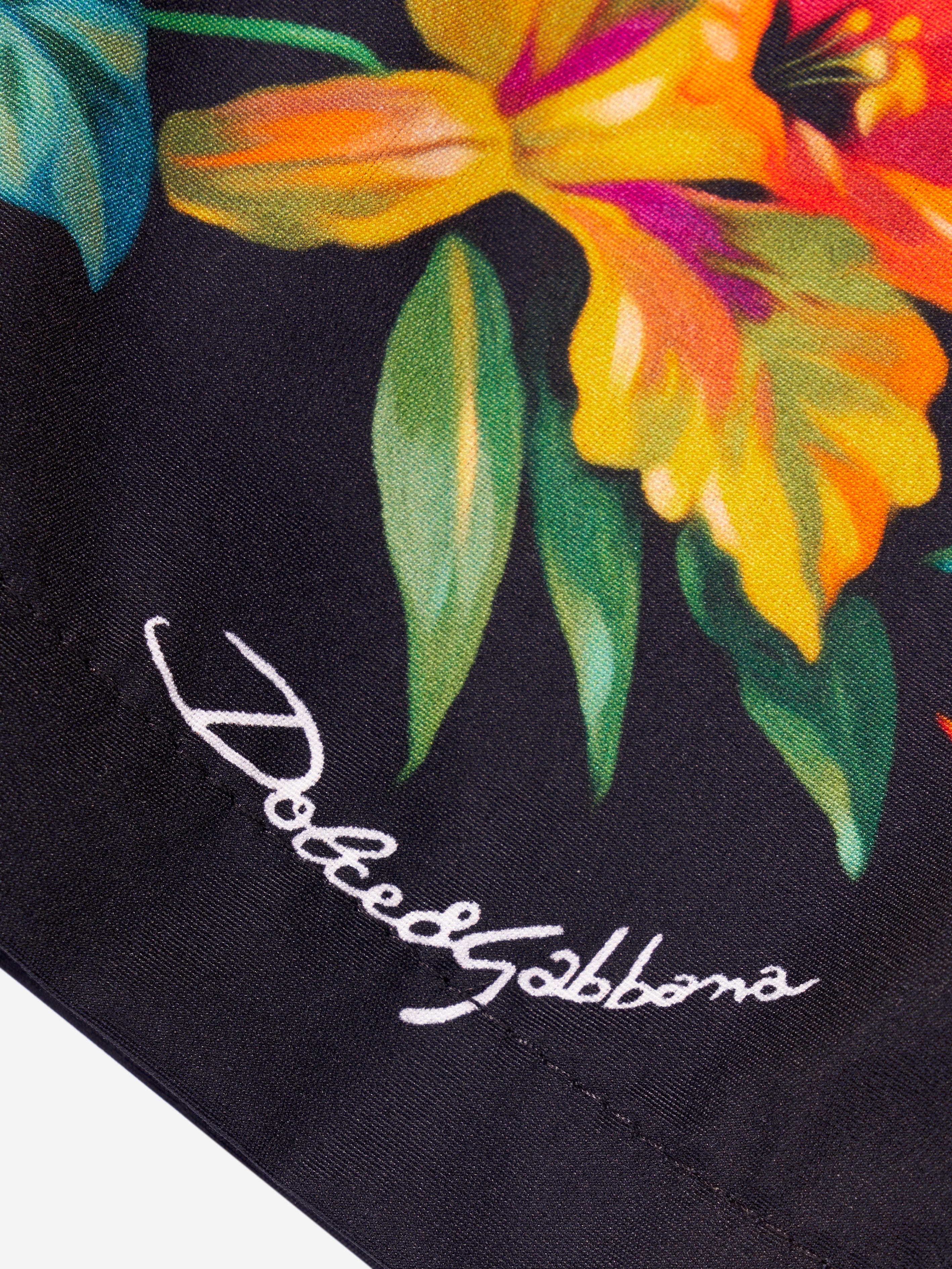 Dolce & Gabbana Boys Hawaiian Print Shorts in Multicolour