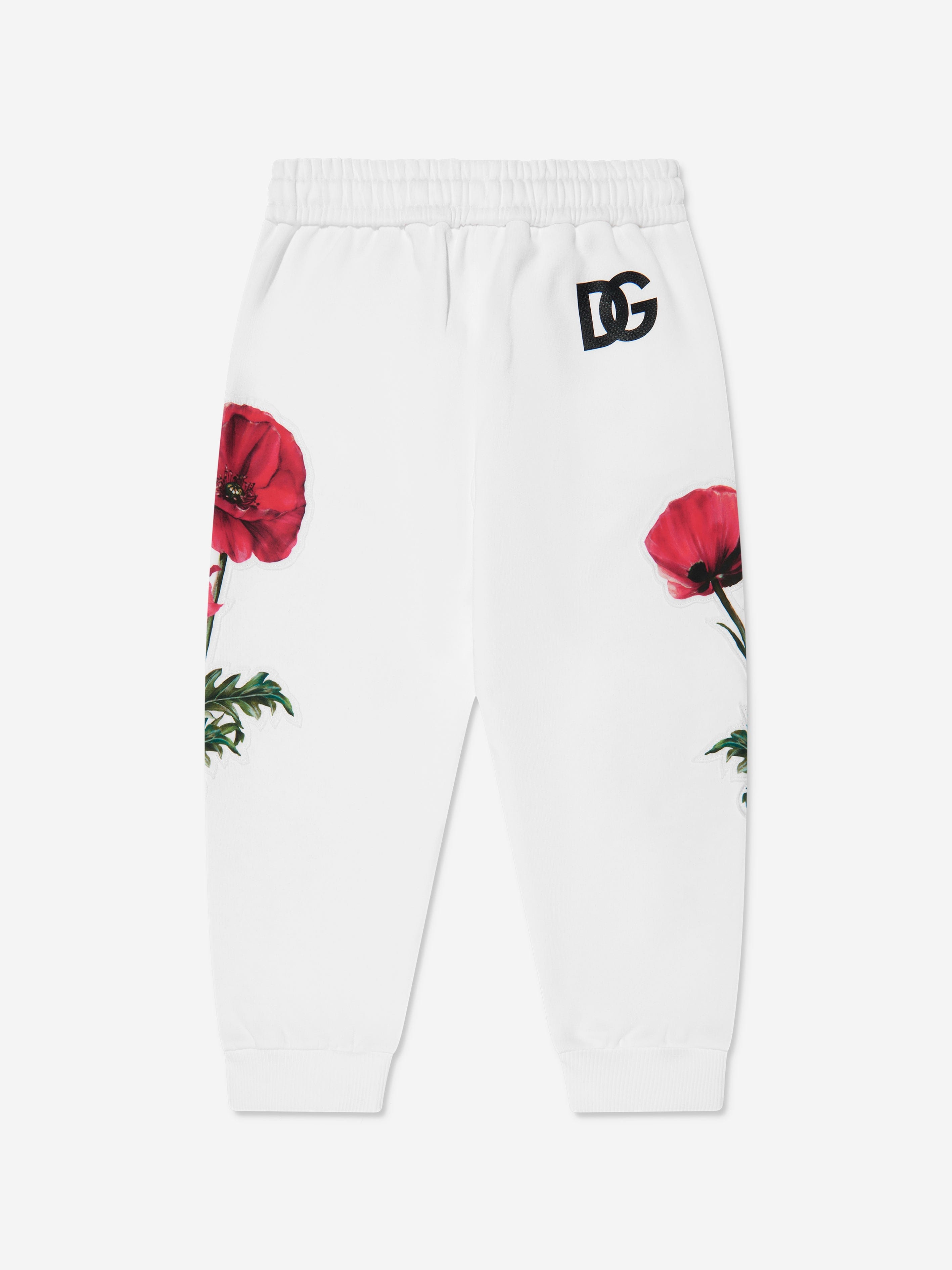 Dolce & Gabbana Girls Poppy Joggers in White