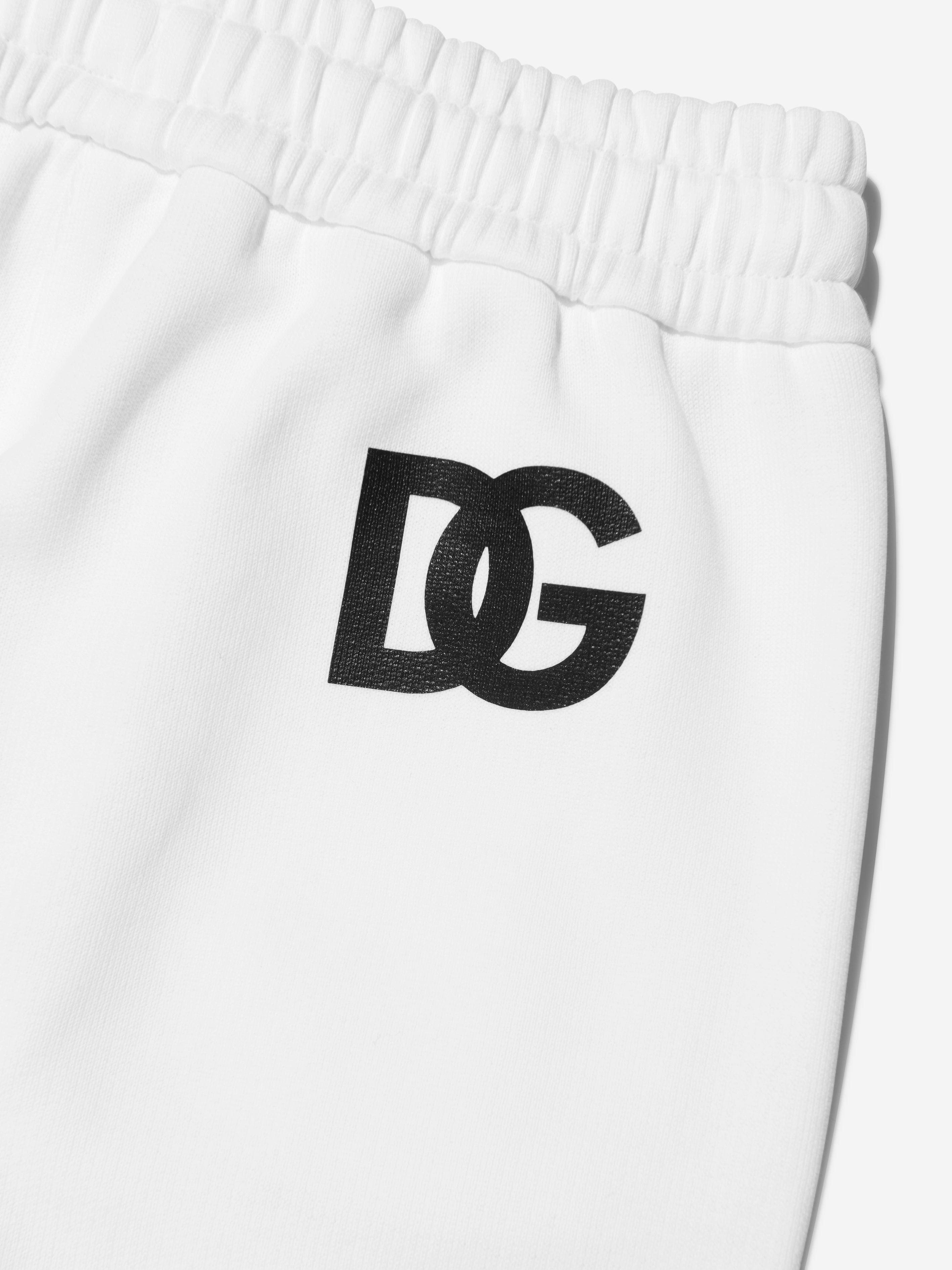 Dolce & Gabbana Girls Poppy Joggers in White