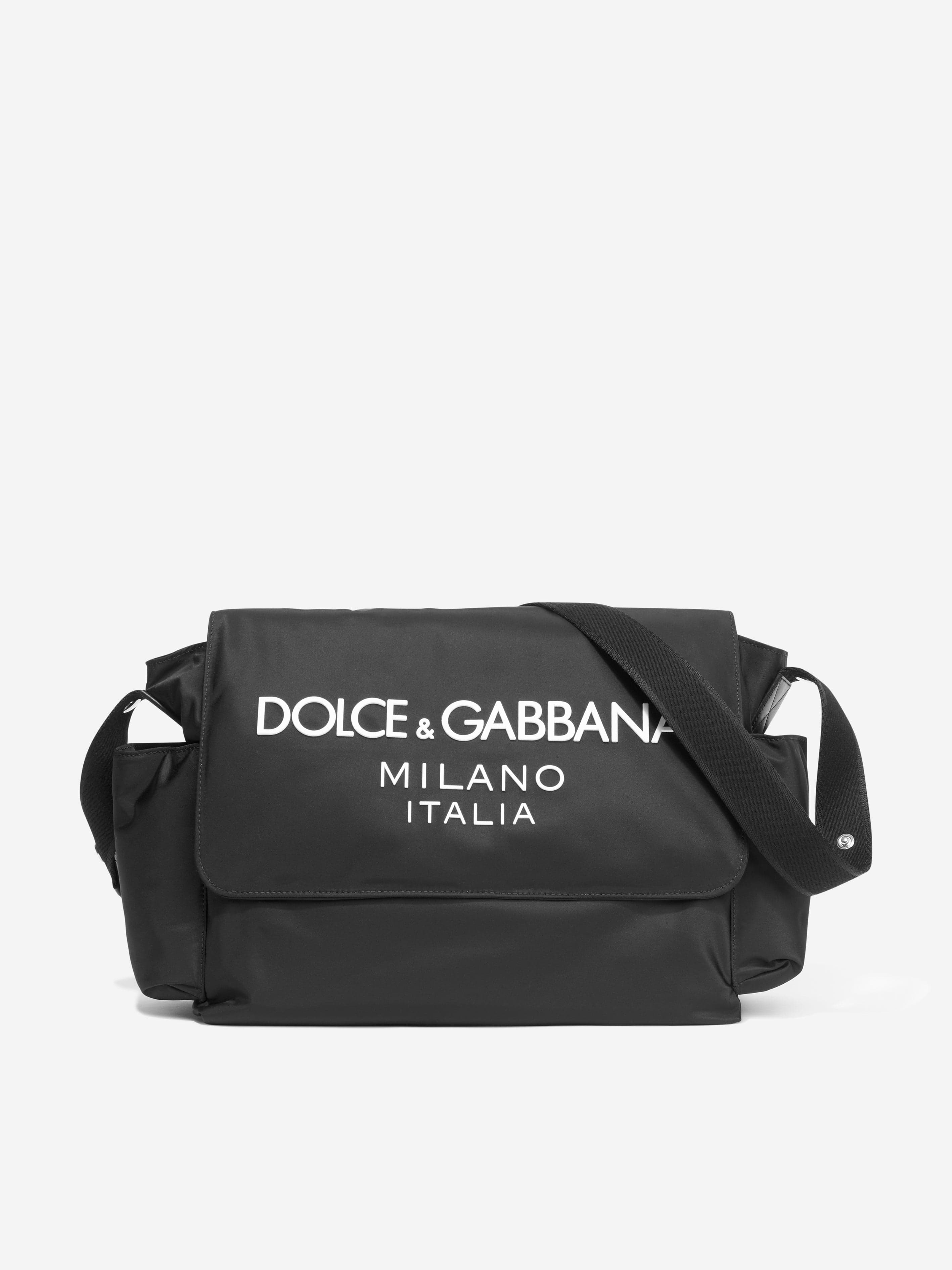 Dolce & Gabbana Baby Logo Changing Bag in Black (42.5cm)