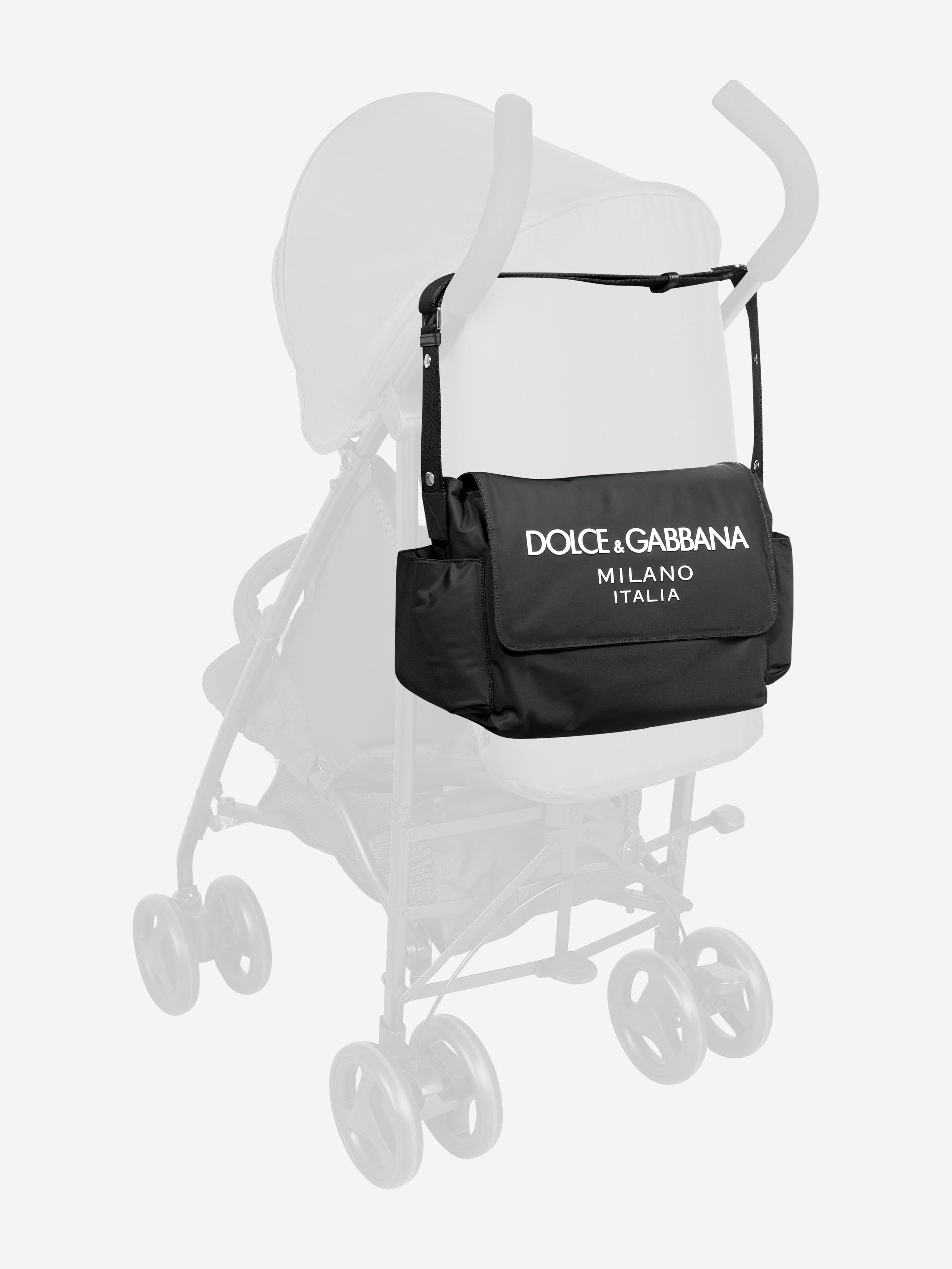 Dolce & Gabbana Baby Logo Changing Bag in Black (42.5cm)