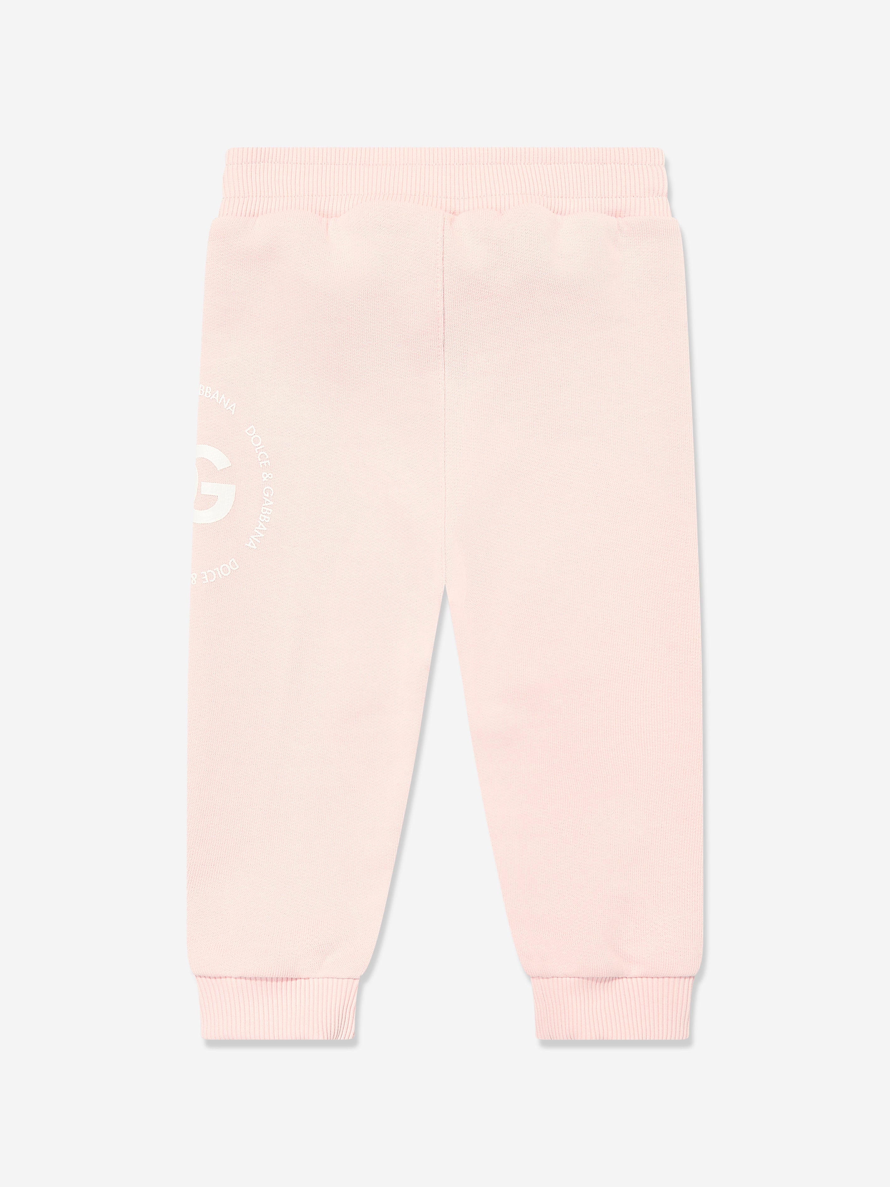 Dolce & Gabbana Baby Girls Logomania Joggers in Pink