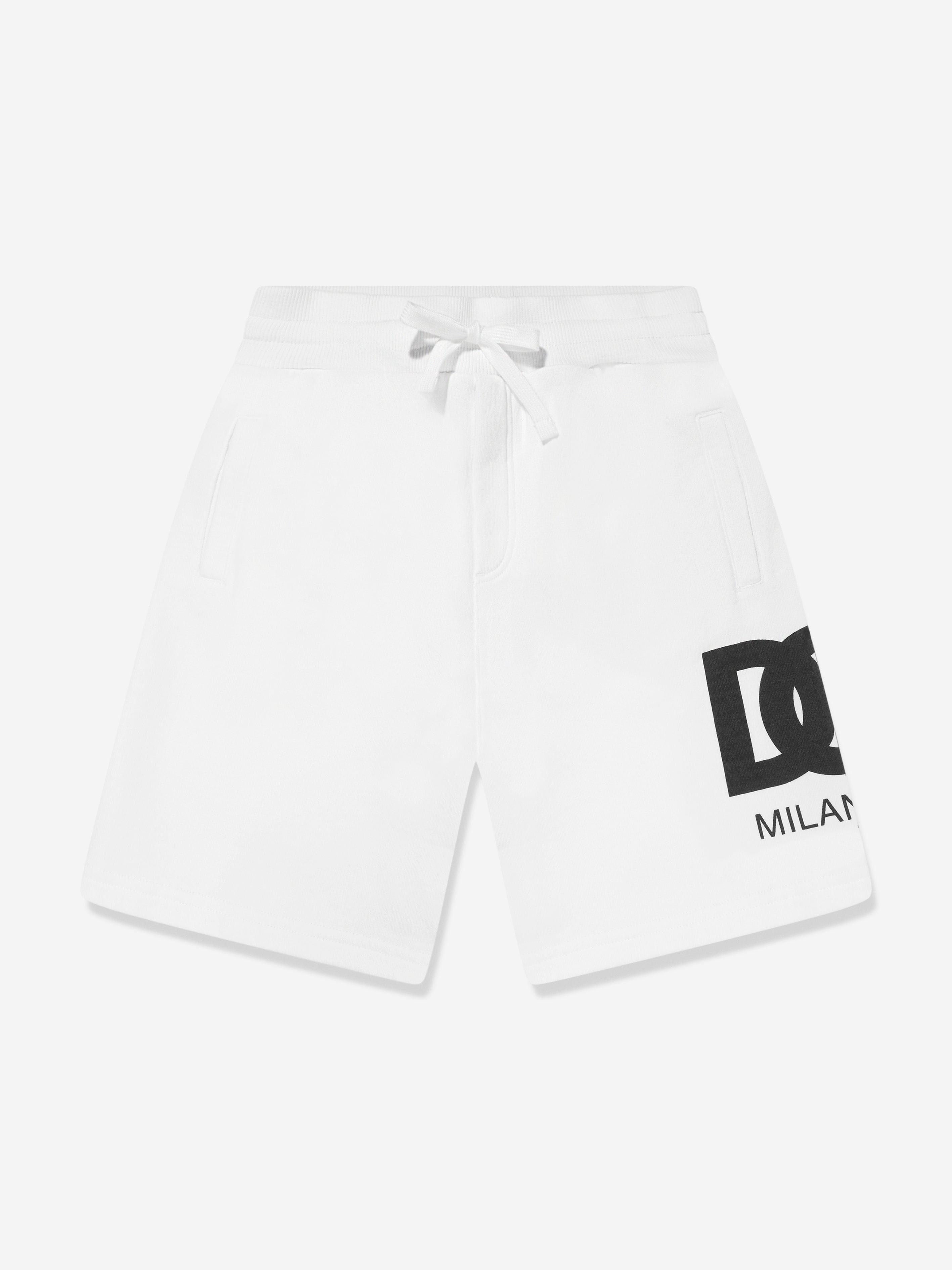 Dolce & Gabbana Boys Milano Bermuda Shorts in White