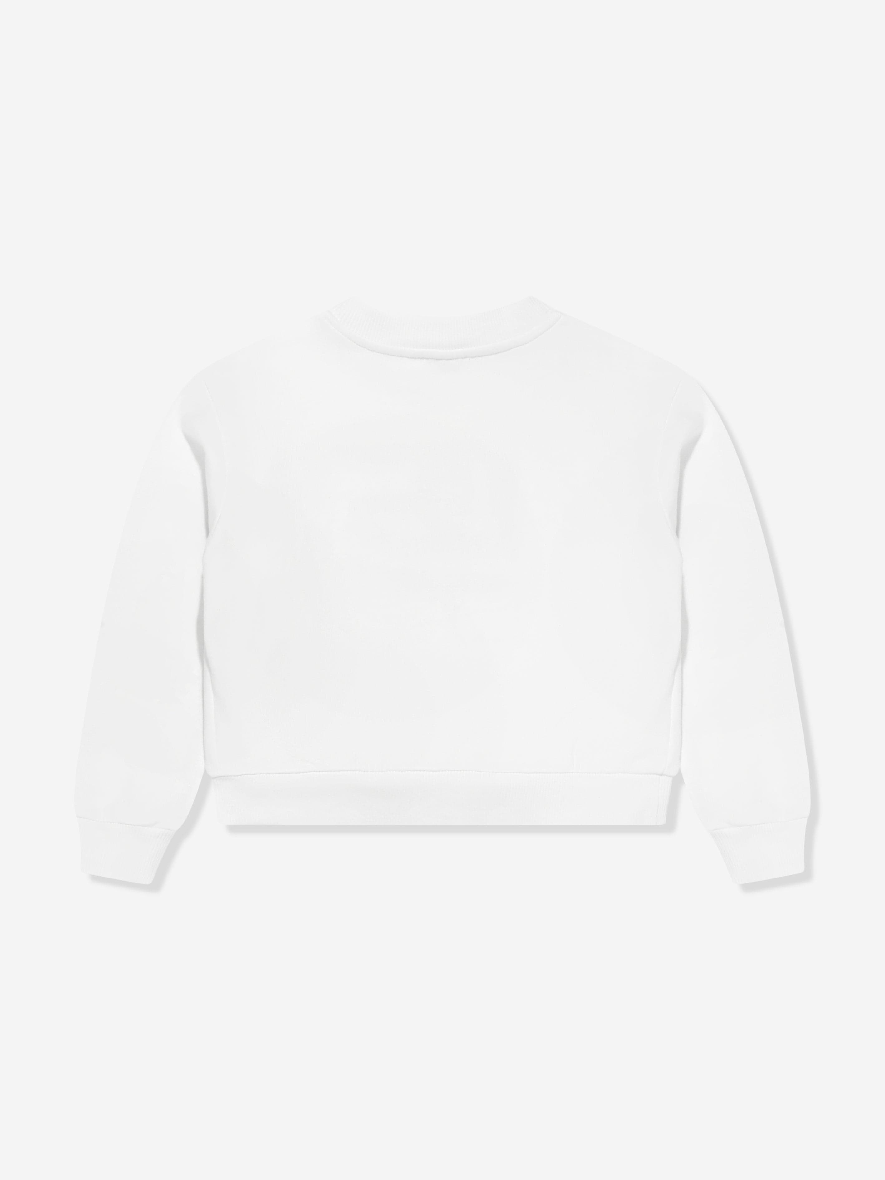 Dolce & Gabbana Boys Milano Logo Sweatshirt in White