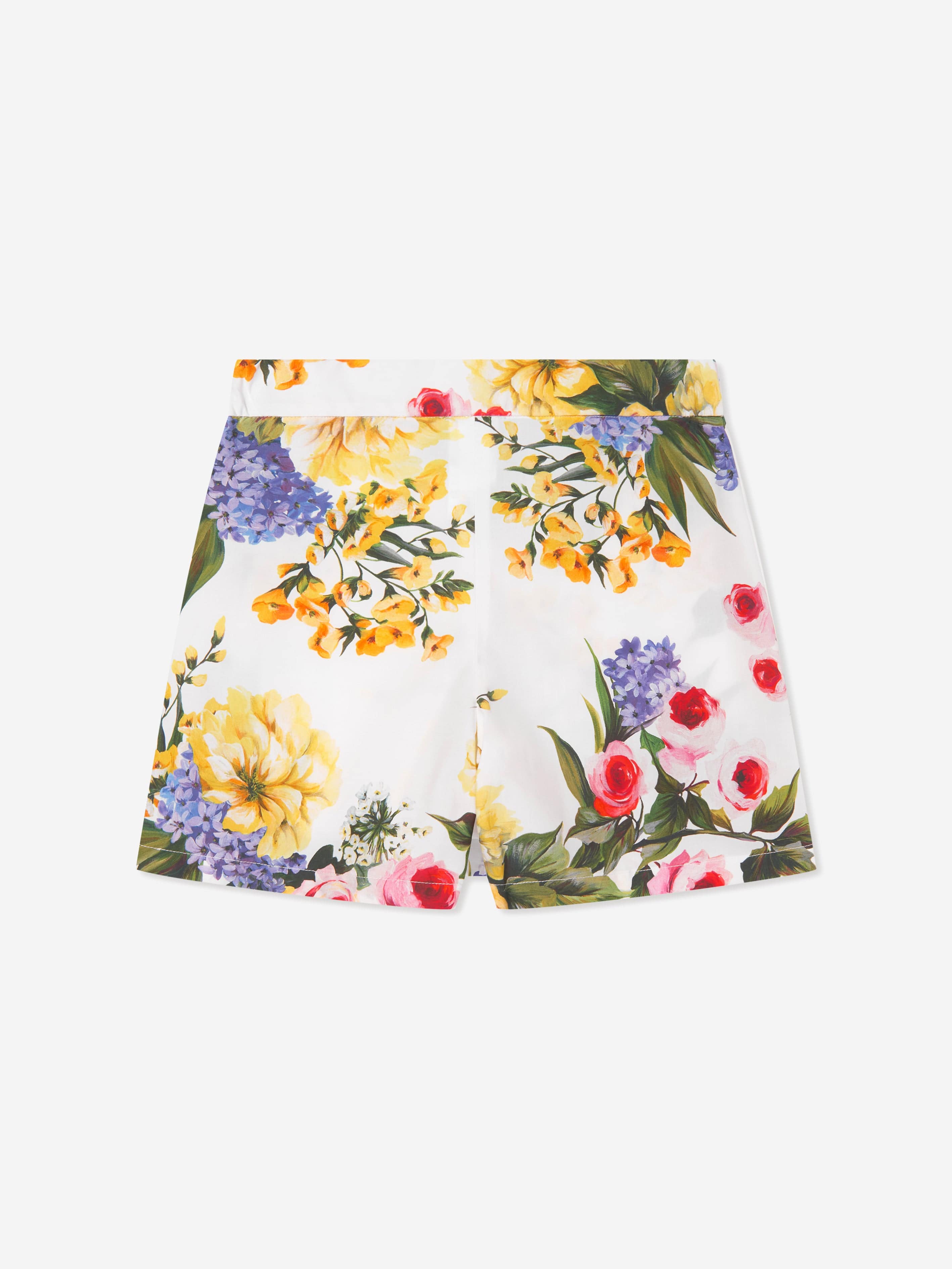 Dolce & Gabbana Girls Flower Print Skort in Multicolour