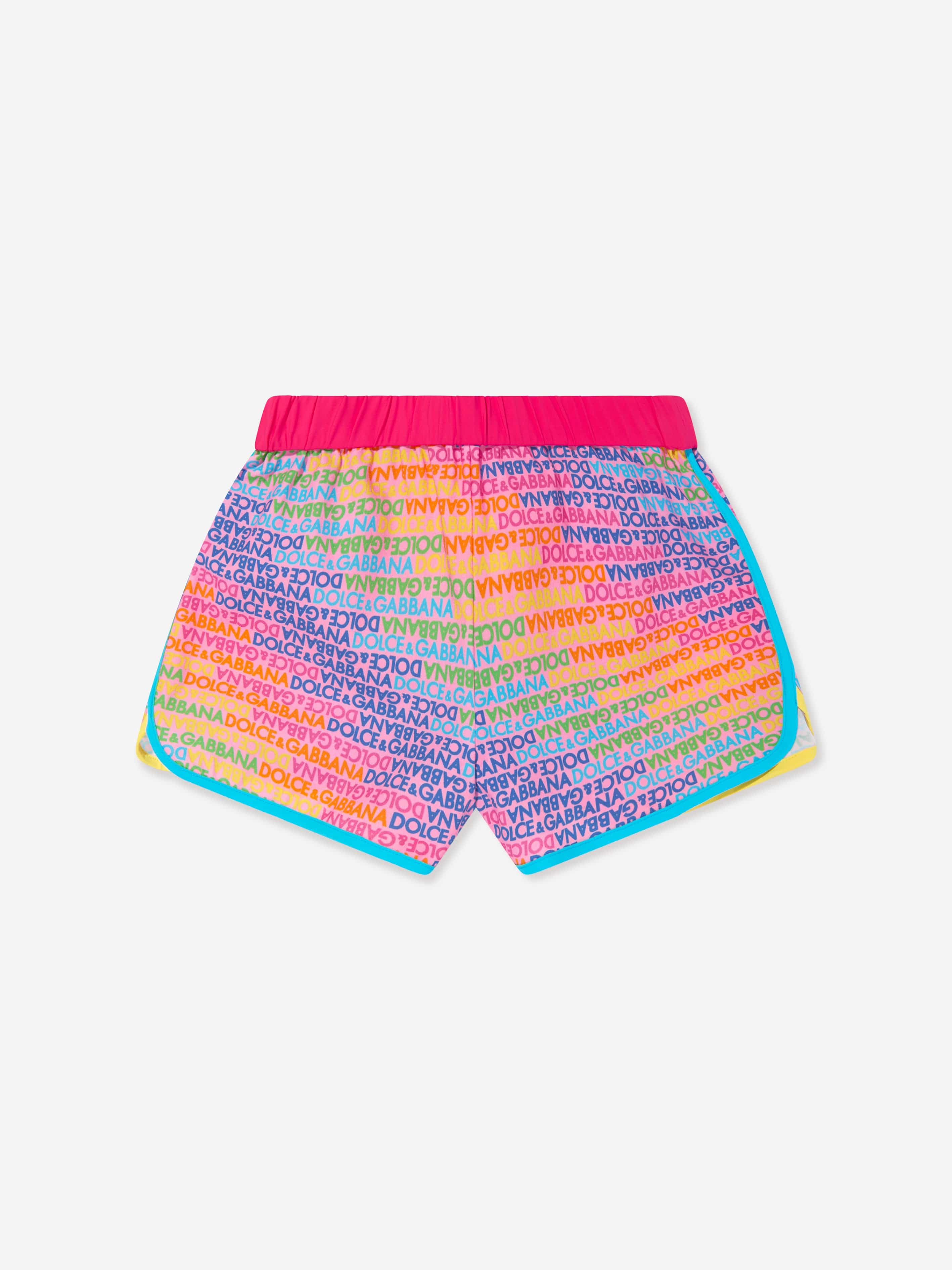 Dolce & Gabbana Girls Logomania Shorts in Multicolour