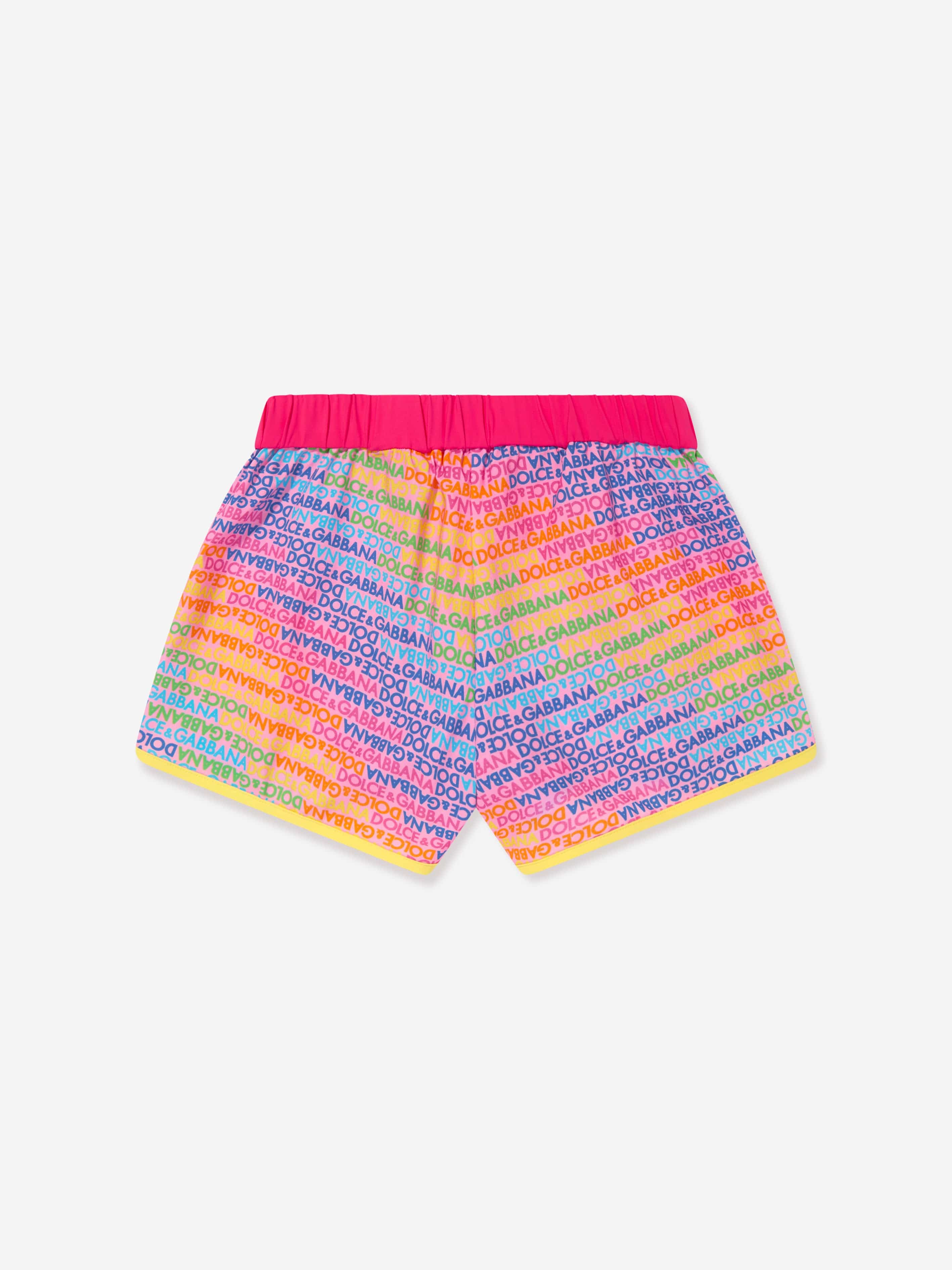 Dolce & Gabbana Girls Logomania Shorts in Multicolour