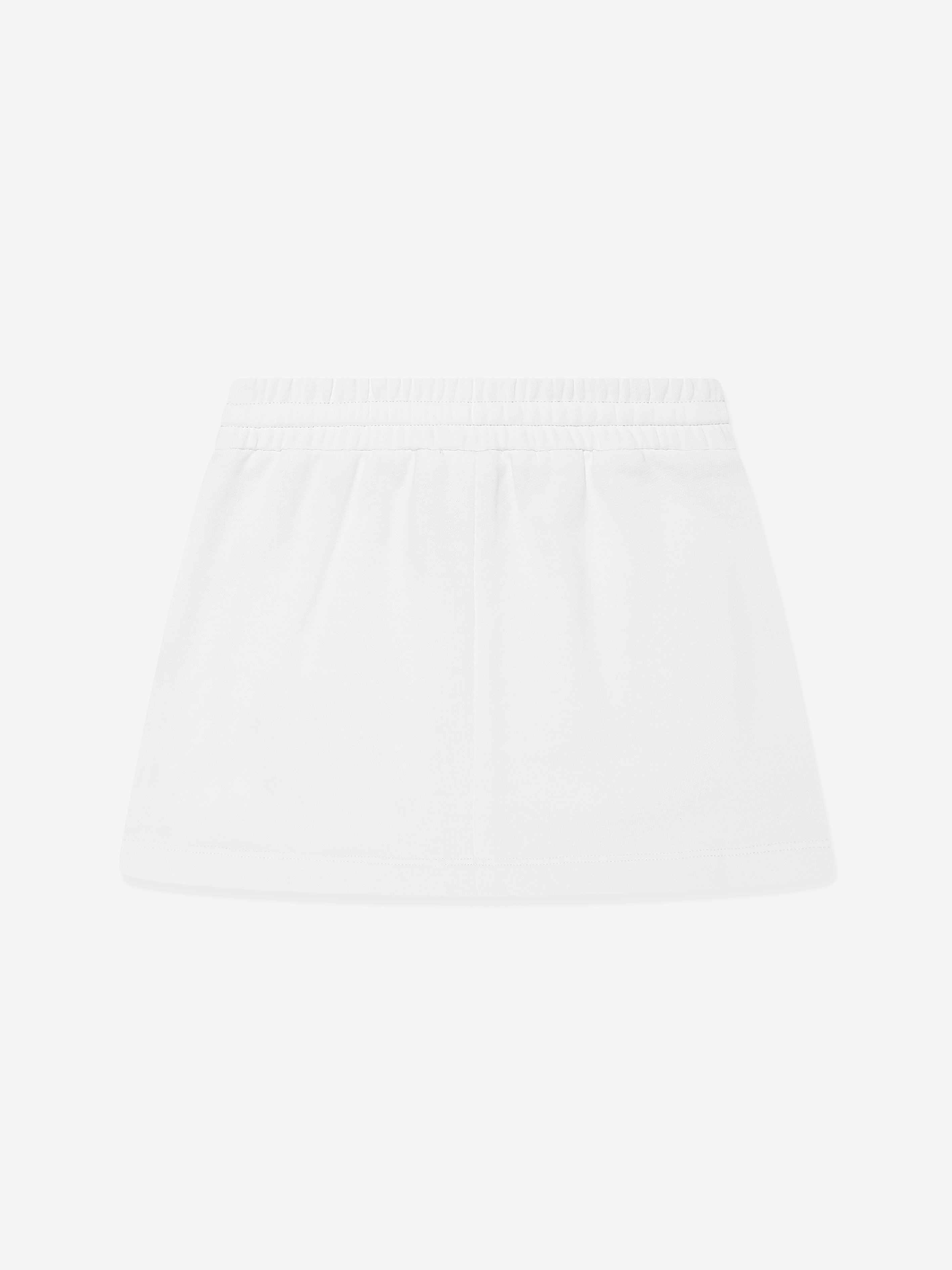 Dolce & Gabbana Girls Logo Skirt in White