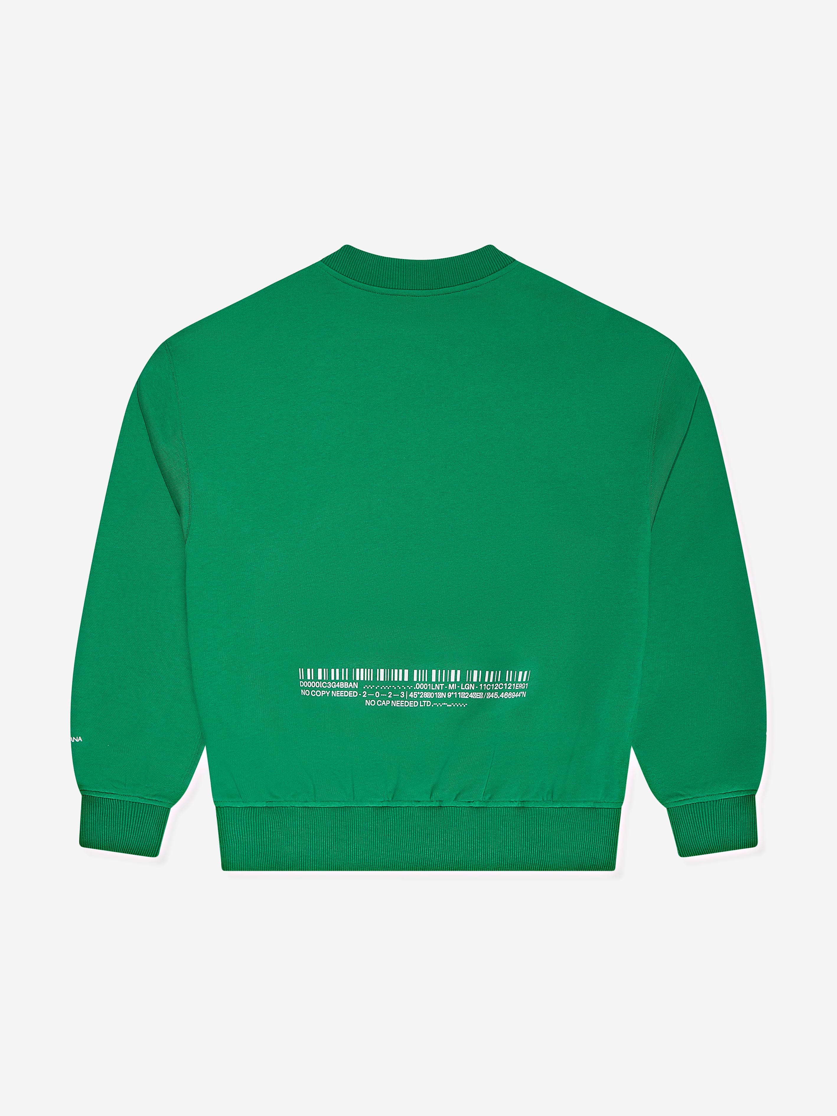 Dolce & Gabbana Boys DG Vibe Sweatshirt in Green