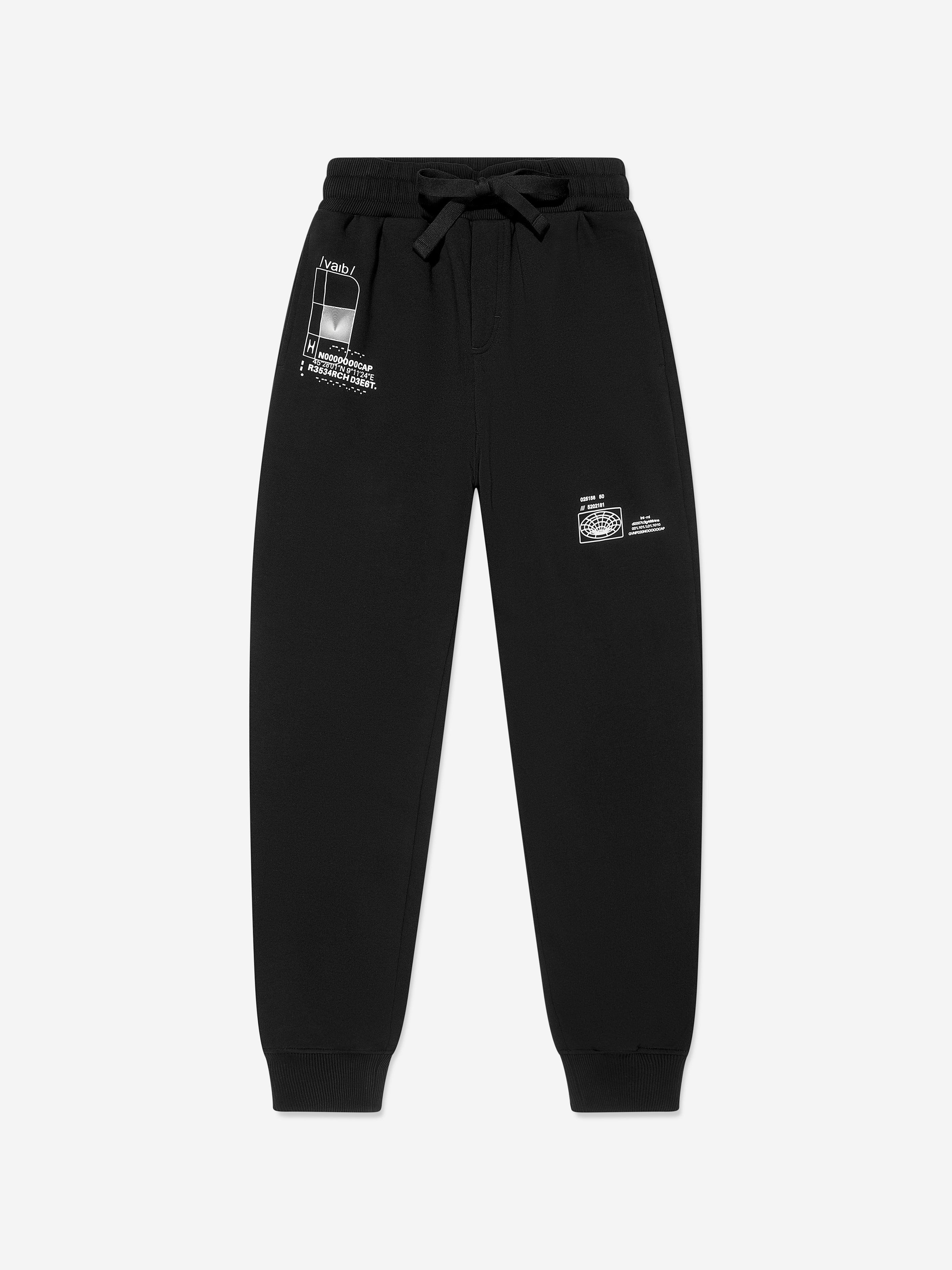 Dolce & Gabbana Girls DG Vibe Joggers in Black