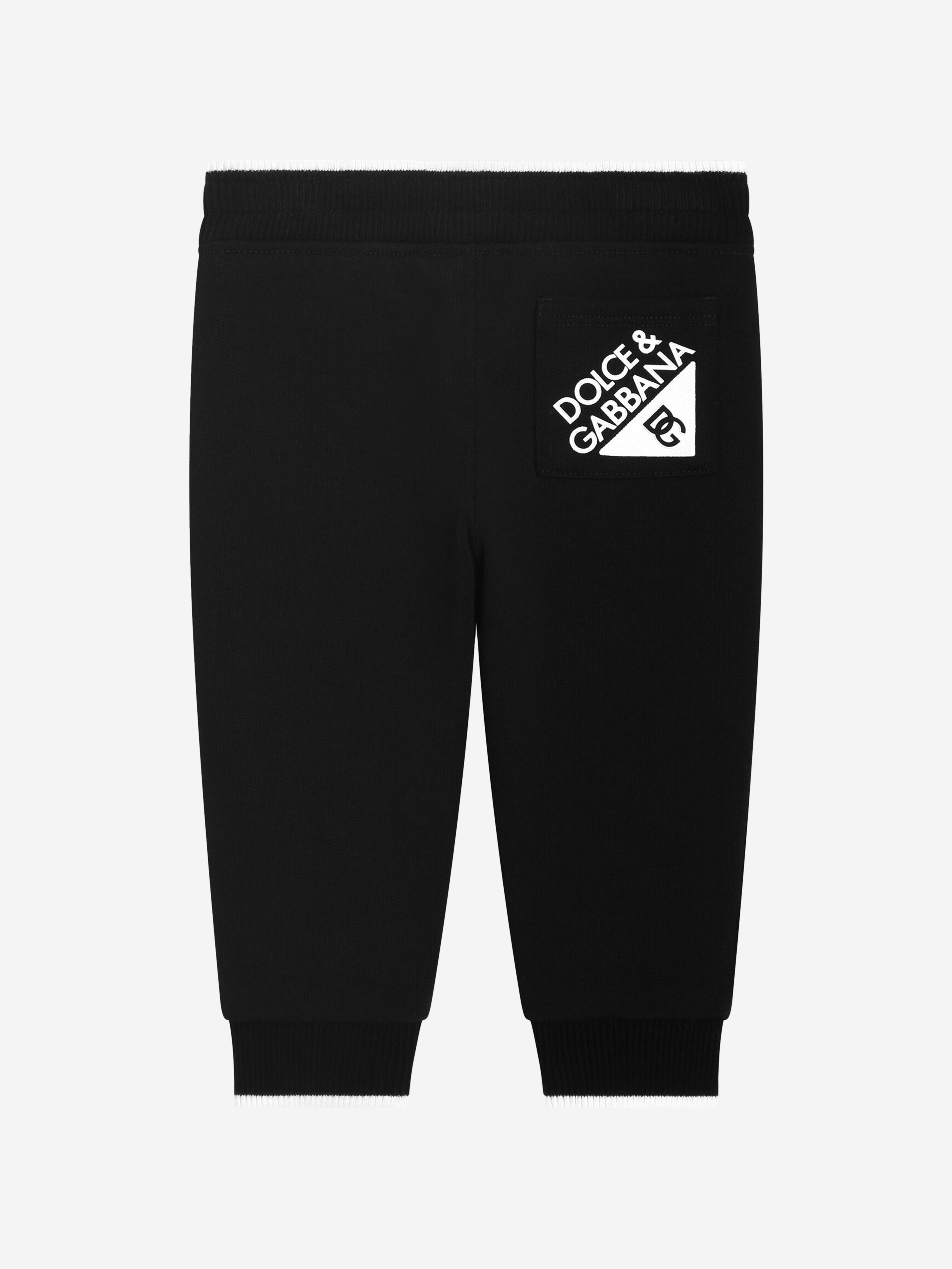 Dolce & Gabbana Baby Boys Logo Joggers in Black
