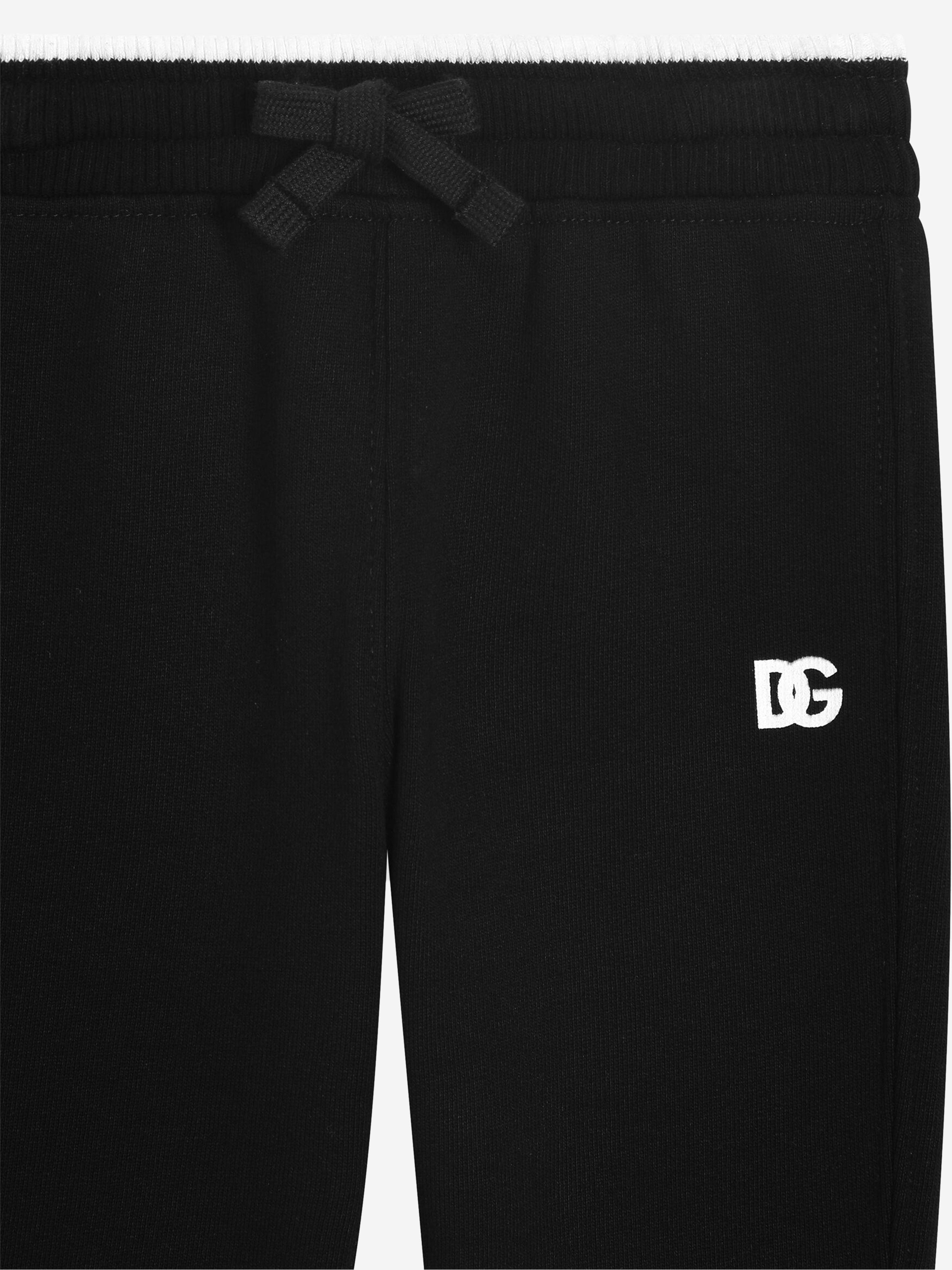Dolce & Gabbana Baby Boys Logo Joggers in Black