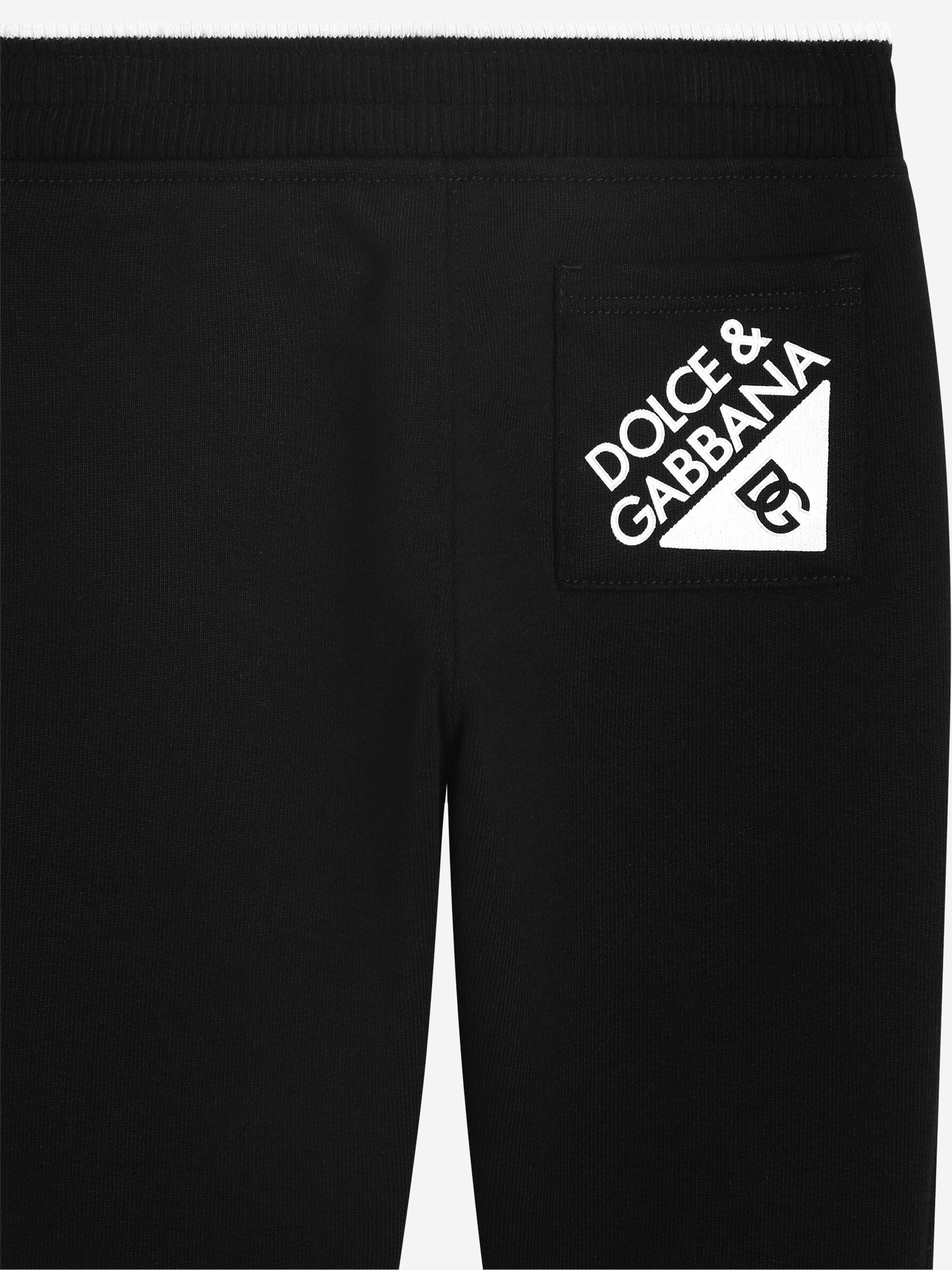Dolce & Gabbana Baby Boys Logo Joggers in Black