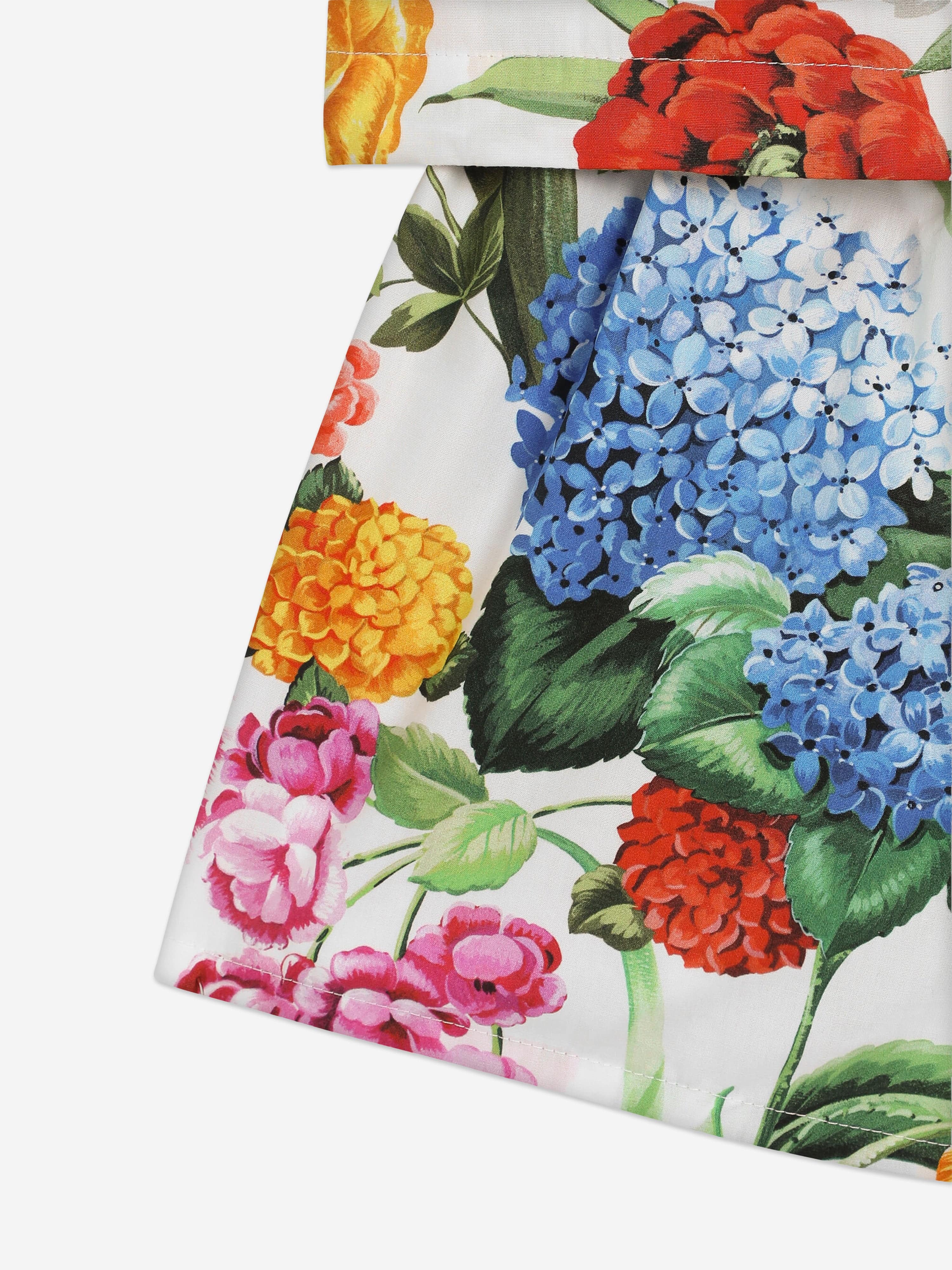 Dolce & Gabbana Girls Floral Print Short Set in Multicolour