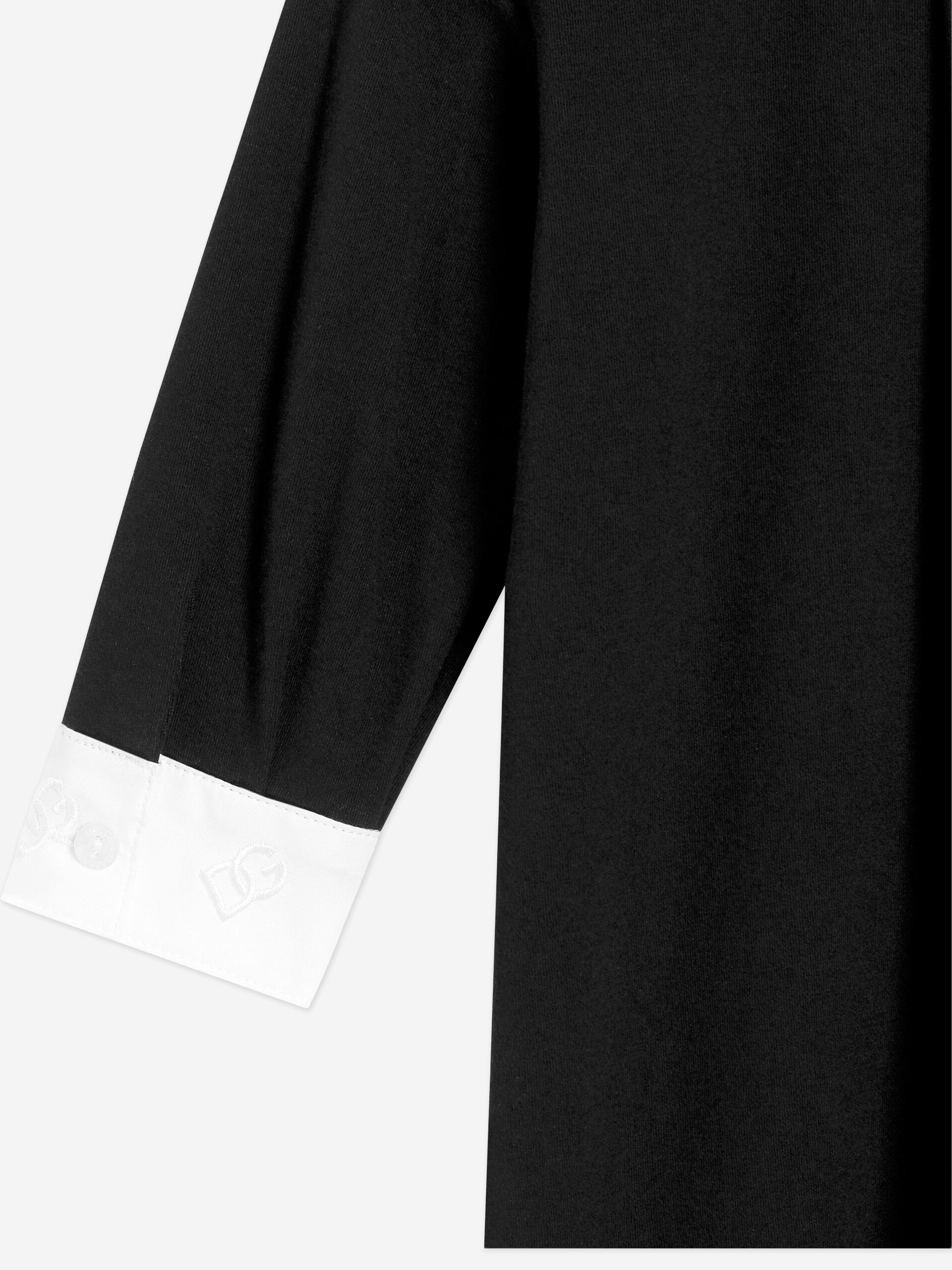 Dolce & Gabbana Baby Boys Tuxedo Babygrow in Black
