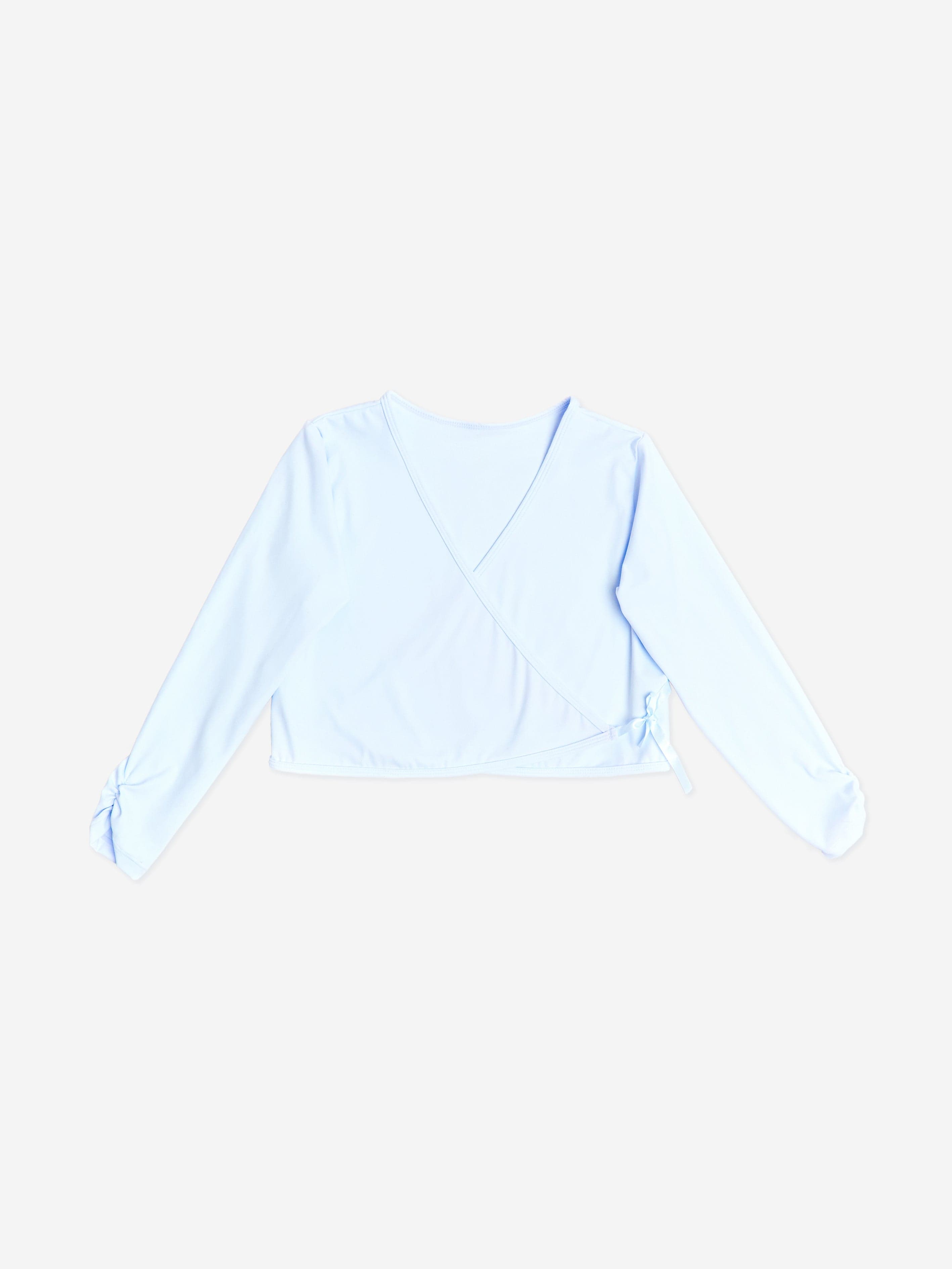 Danskin Girls Rhythm Wrap Top in Blue