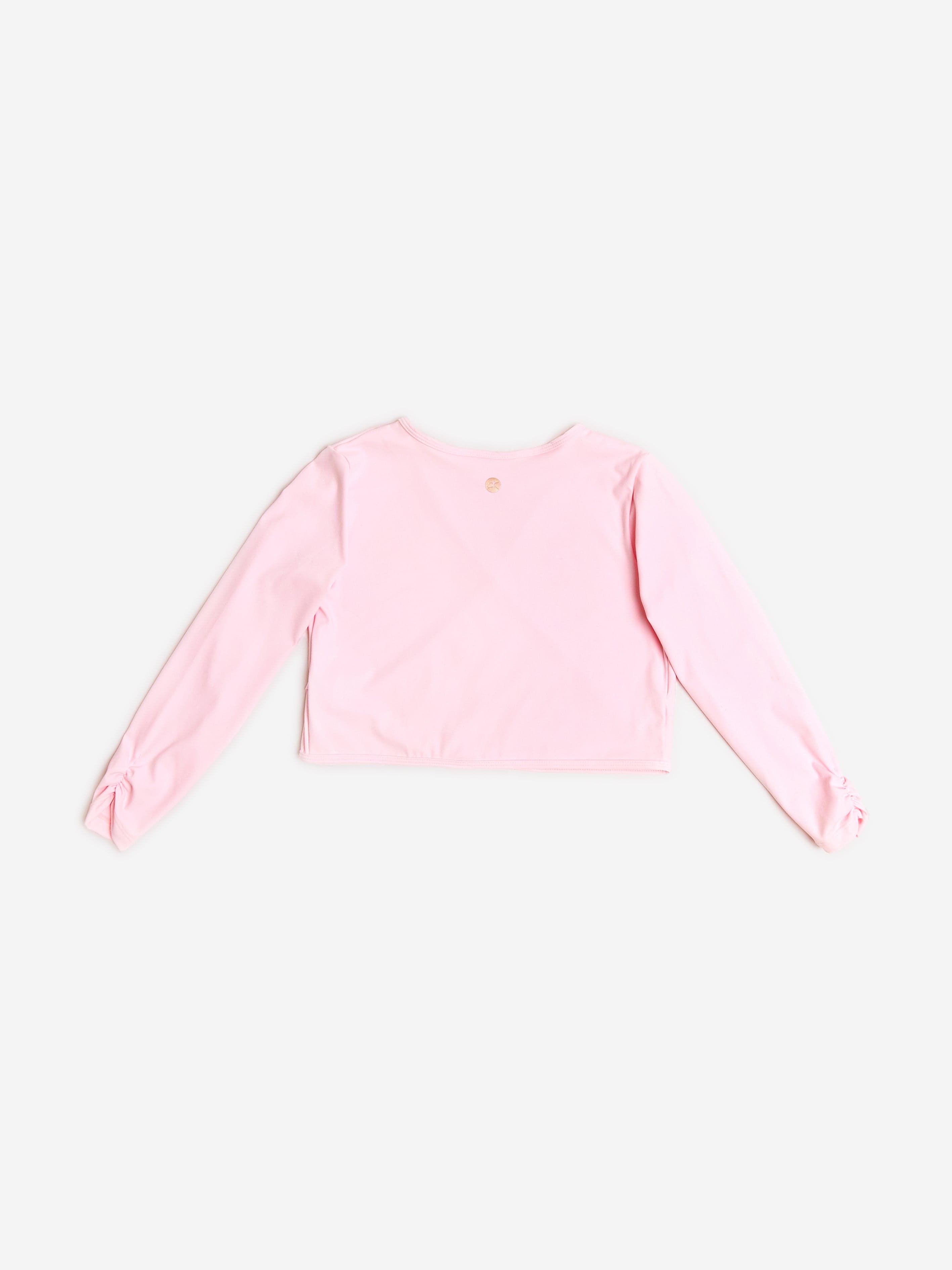 Danskin Girls Rhythm Wrap Top in Pink