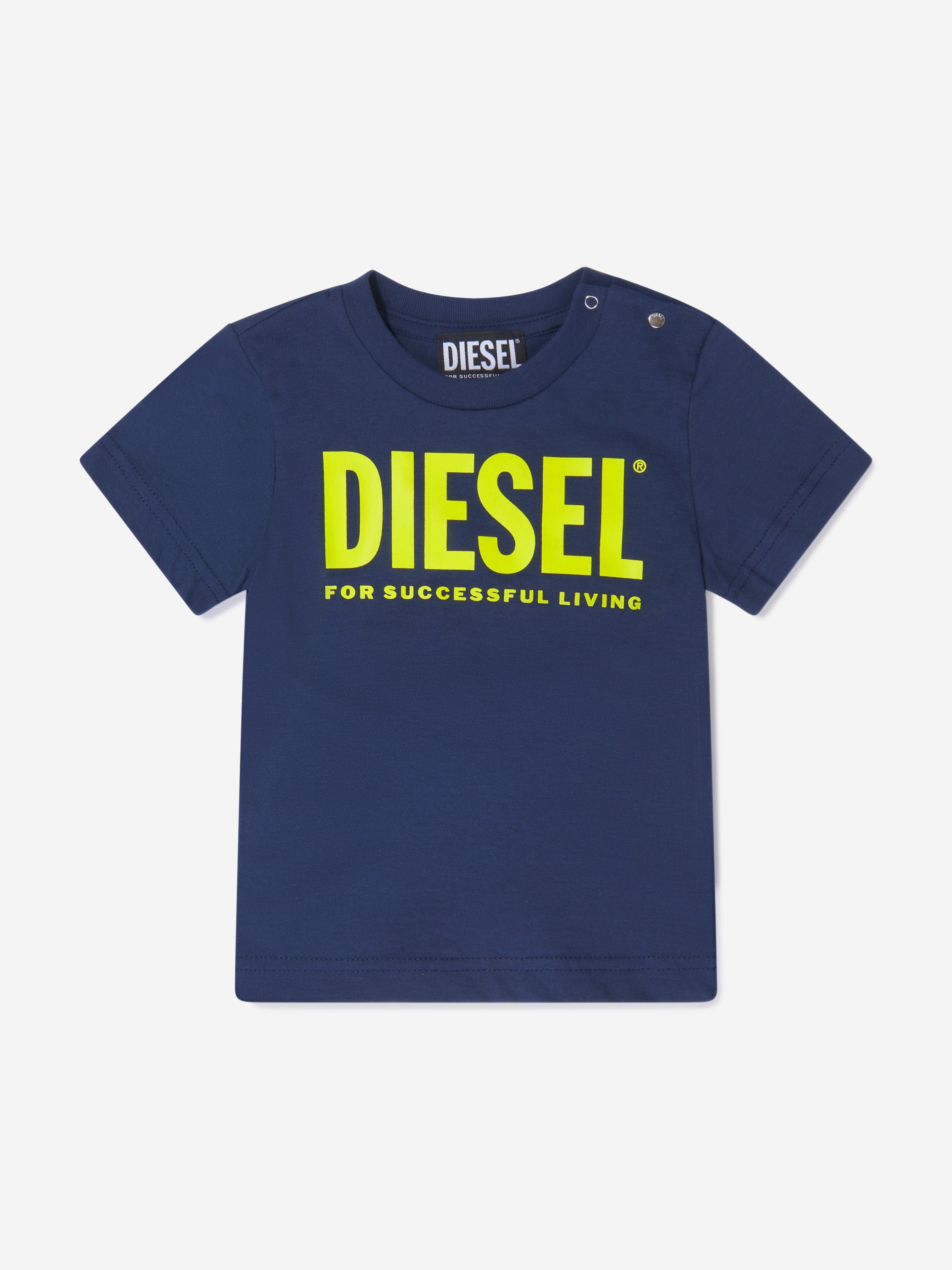 Diesel Baby Unisex Cotton Logo T-Shirt