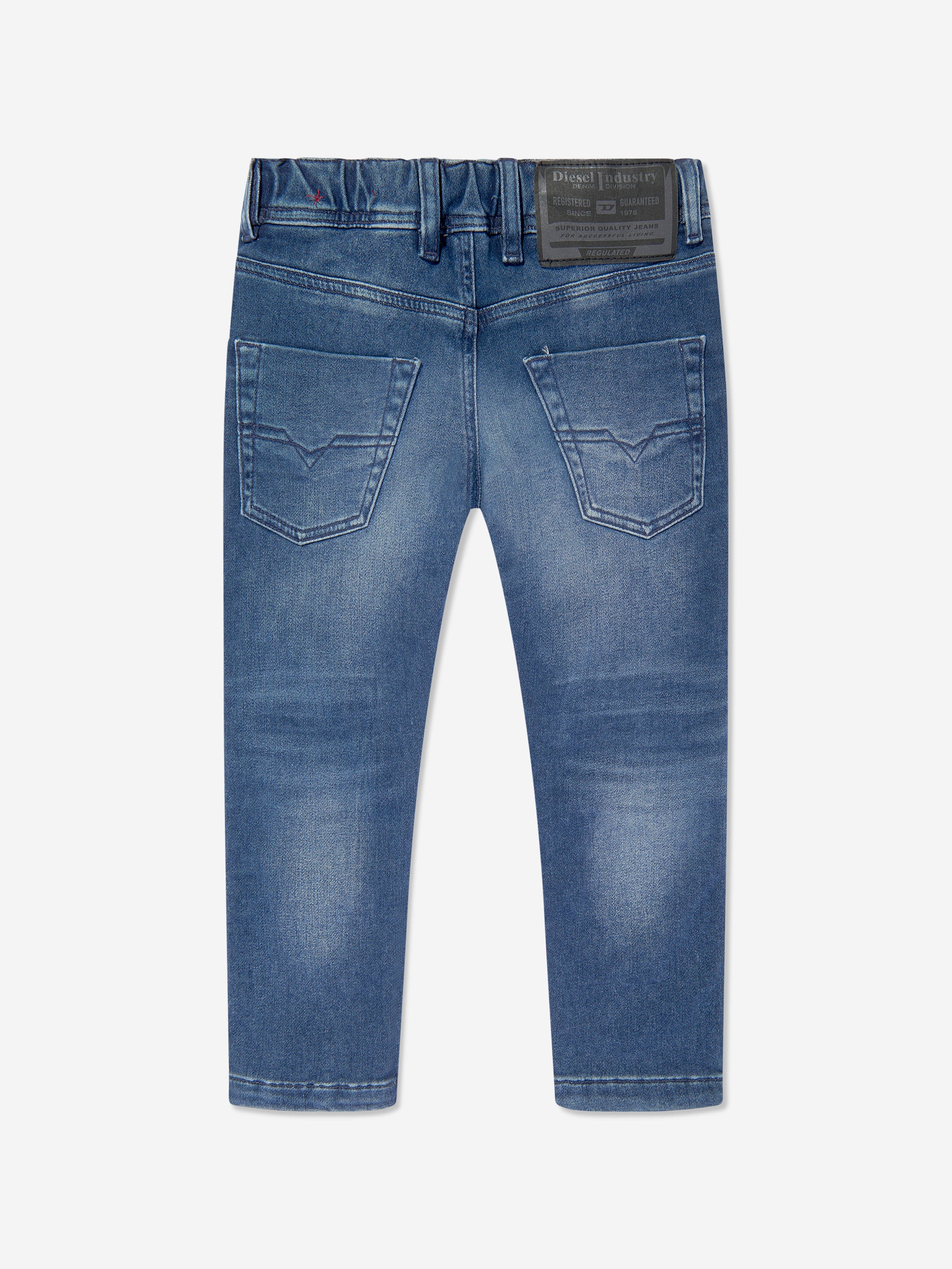 Diesel Boys Regular Fit Jeans in Blue