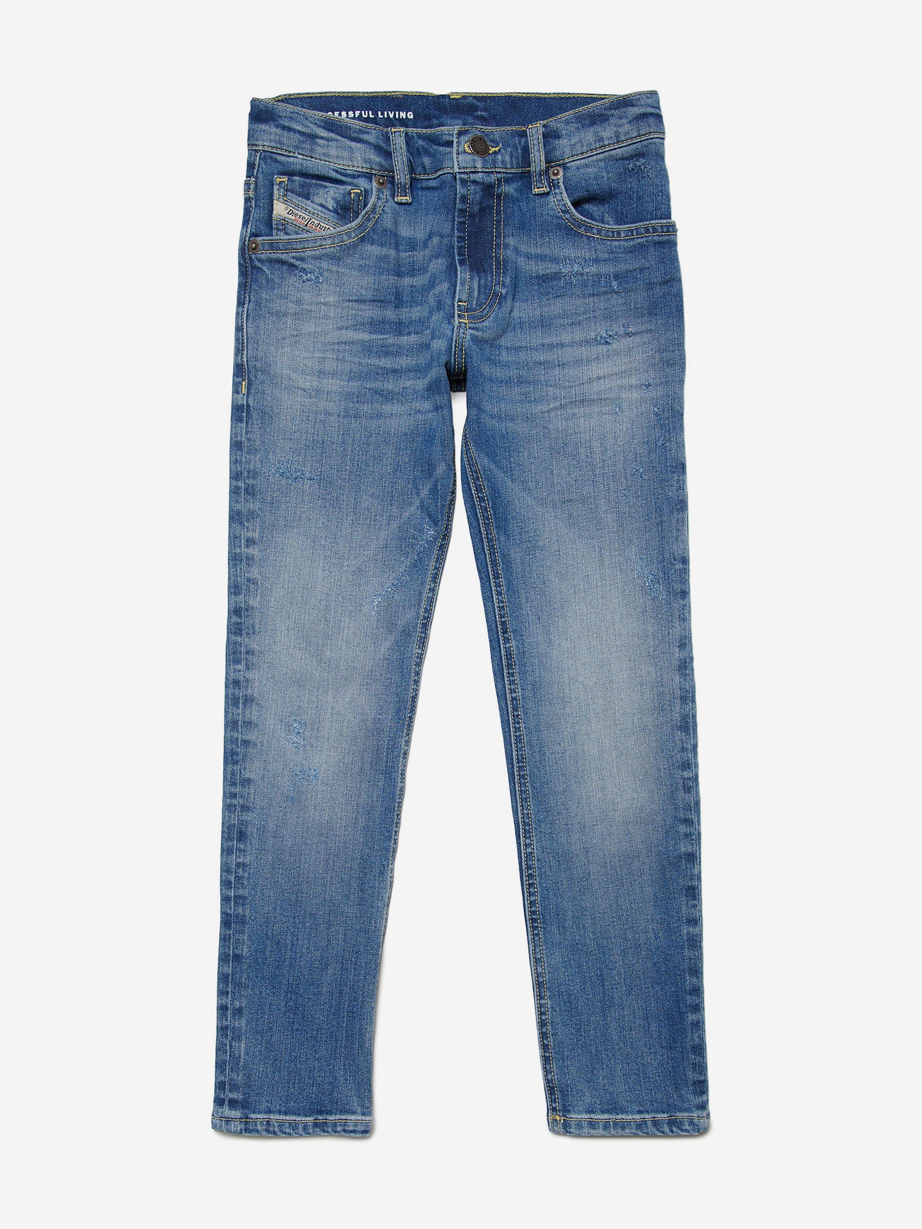 Diesel Boys Regular Fit Jeans in Blue