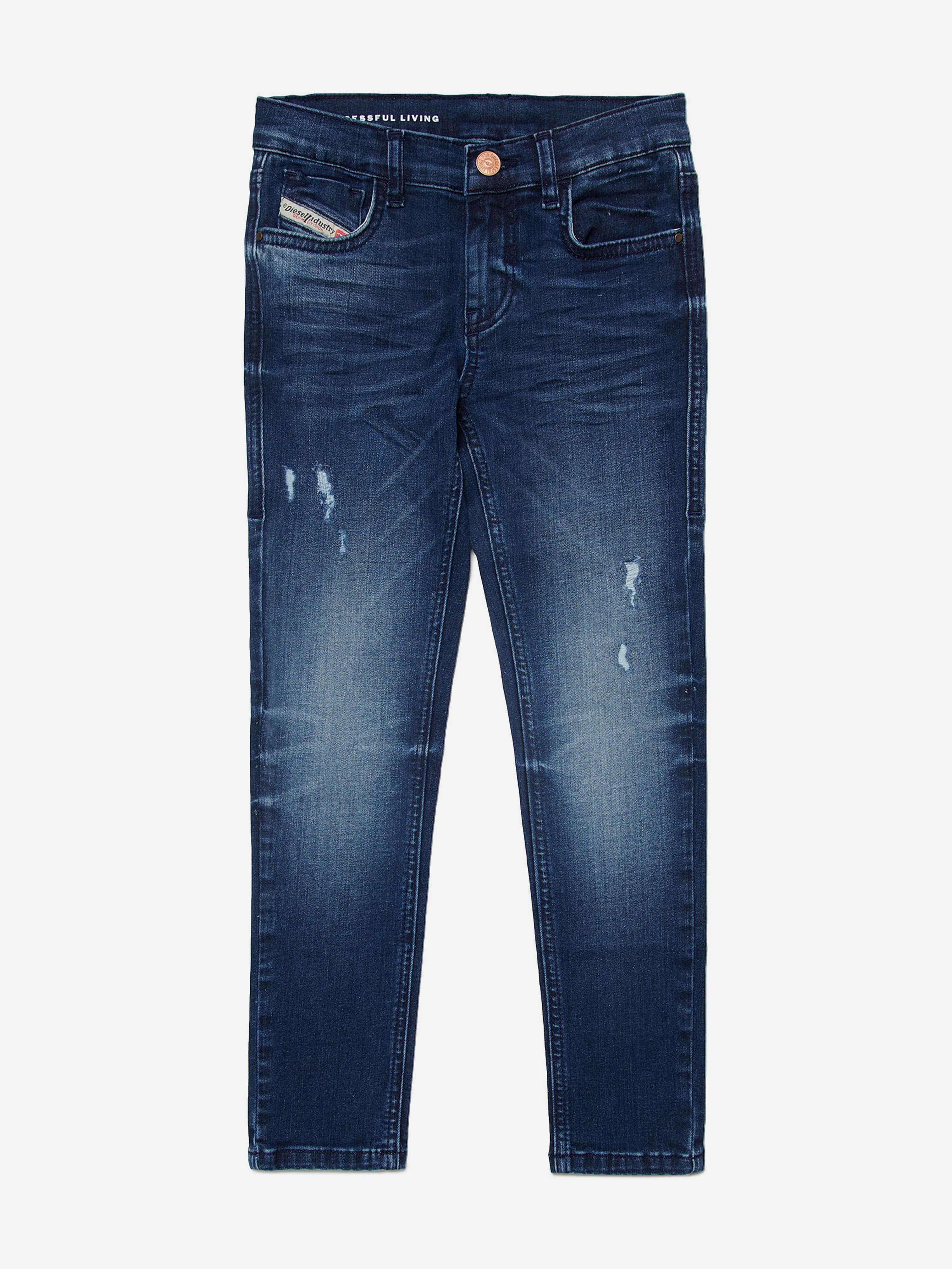 Diesel Girls Regular Fit Jeans in Blue