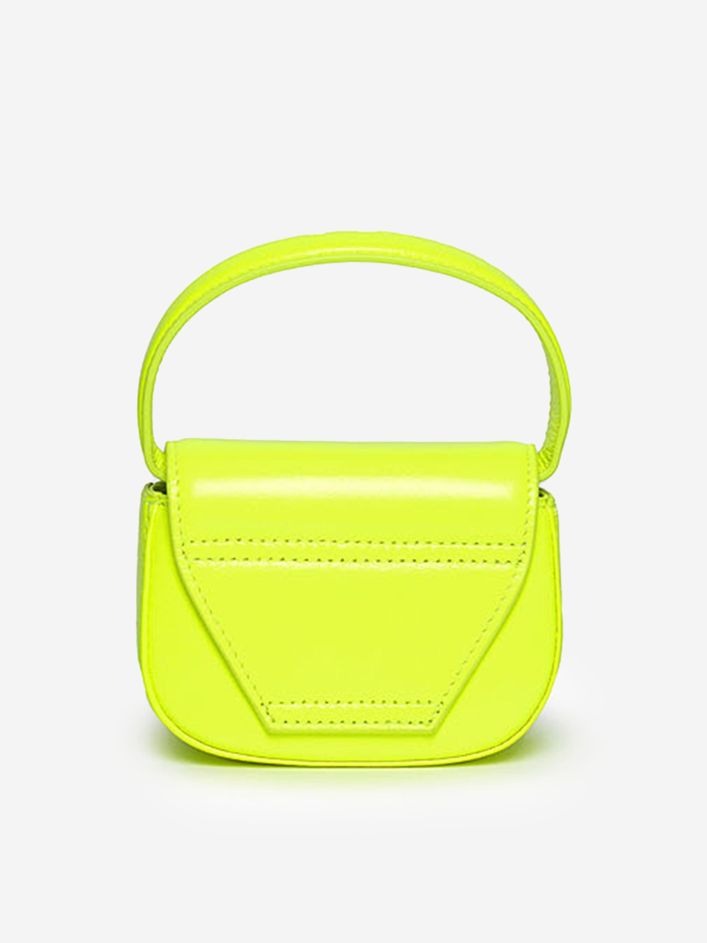 Diesel Girls Leather Logo Mini Bag in Yellow (9.5cm)