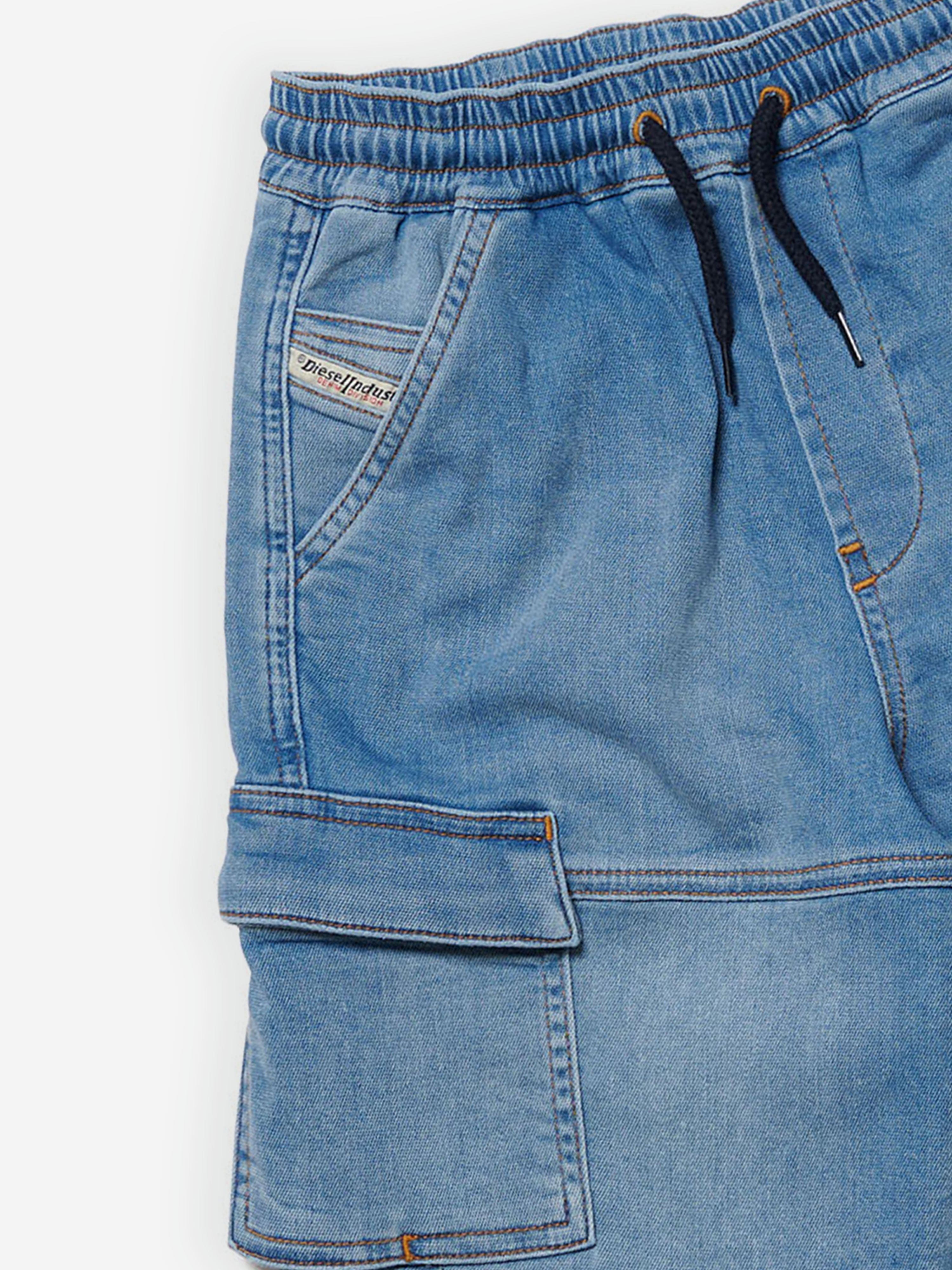 Diesel Boys JoggJean® Drawstring Shorts in Blue